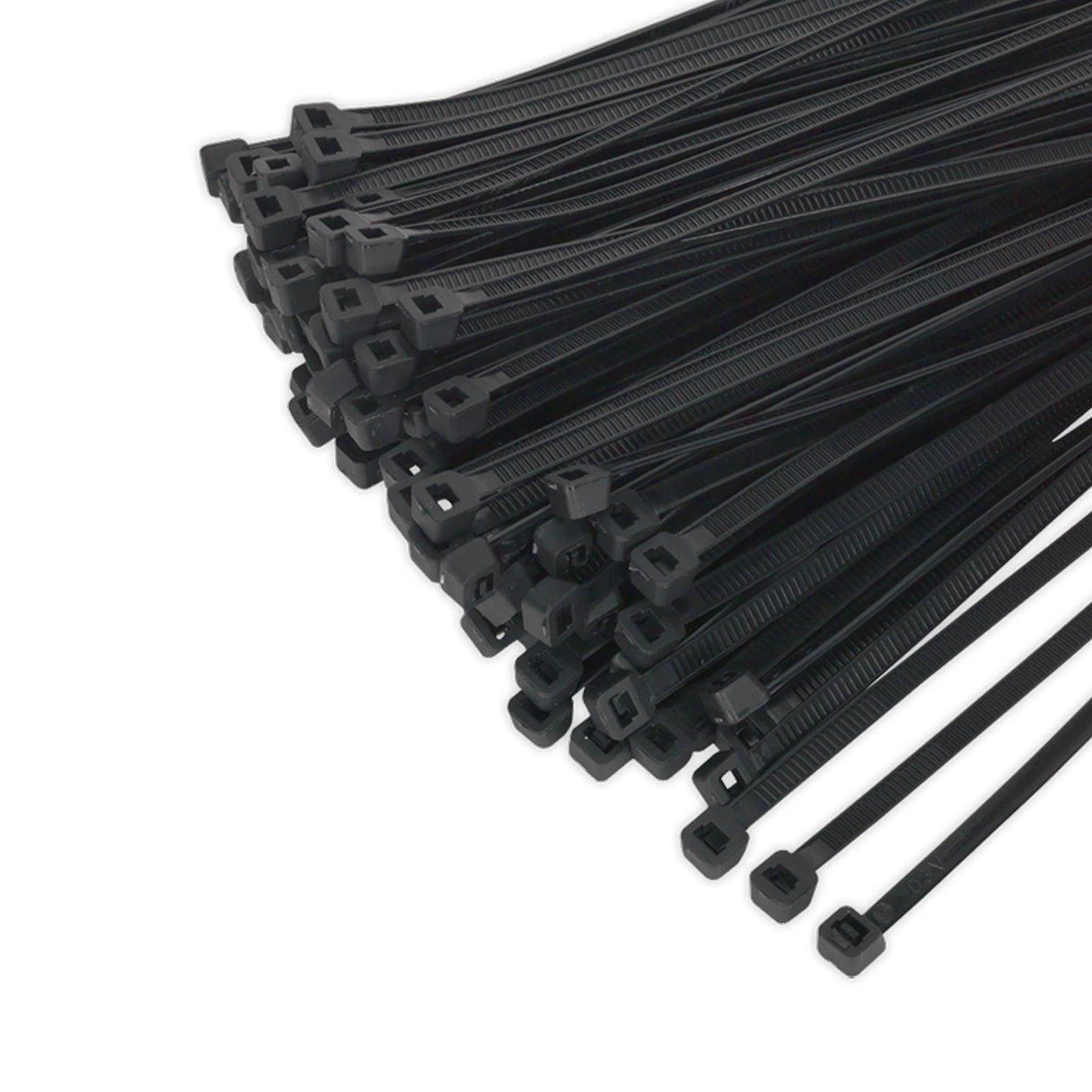 Sealey Cable Tie 200 x 4.8mm Black Pack of 100