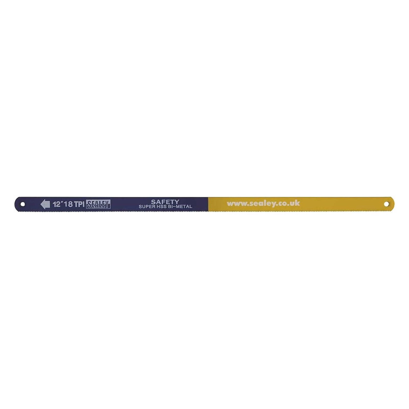 Sealey Hacksaw Blade 300mm HSS Bi-Metal 18tpi Pack of 5