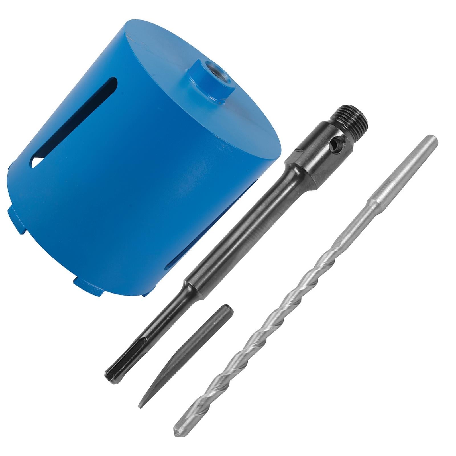 SDS Diamond Core Drill 152mm Diameter X 150mm With Arbor/Pilot Bit Hole Saw New