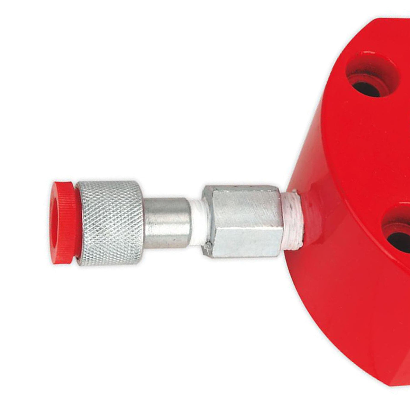 Sealey Push Ram - Short 30tonne Chromed Ram With Polyurethane Seals
