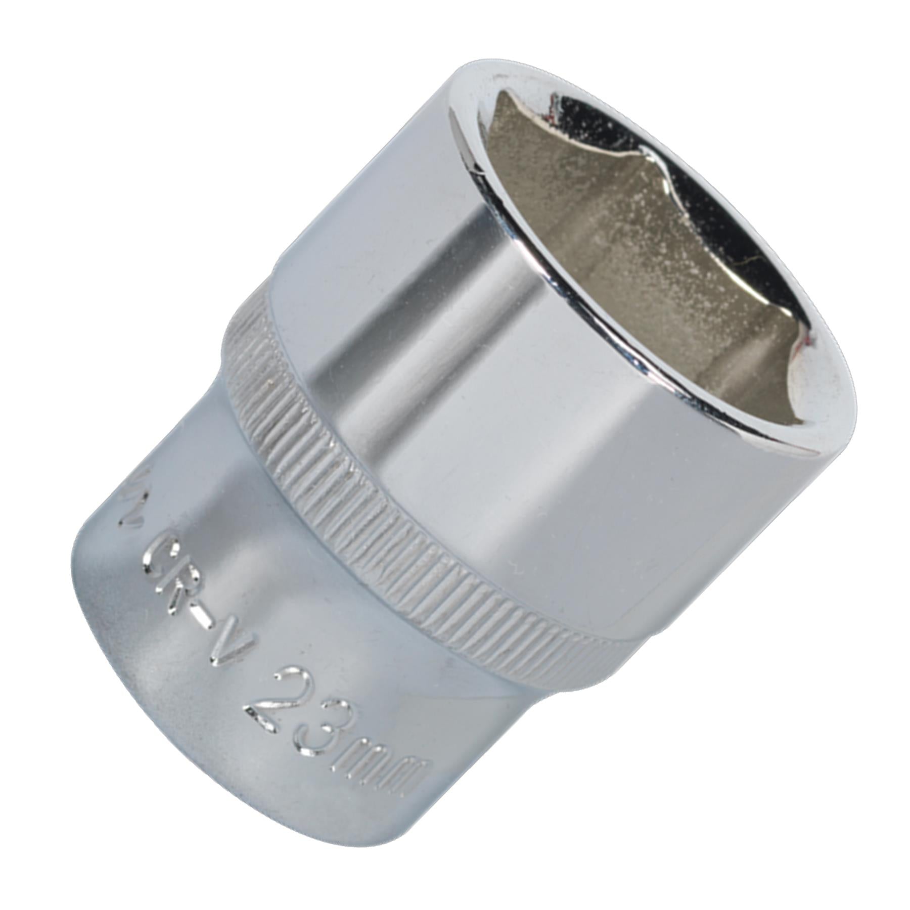 Sealey WallDrive Socket 23mm 1/2"Sq Drive Fully Polished