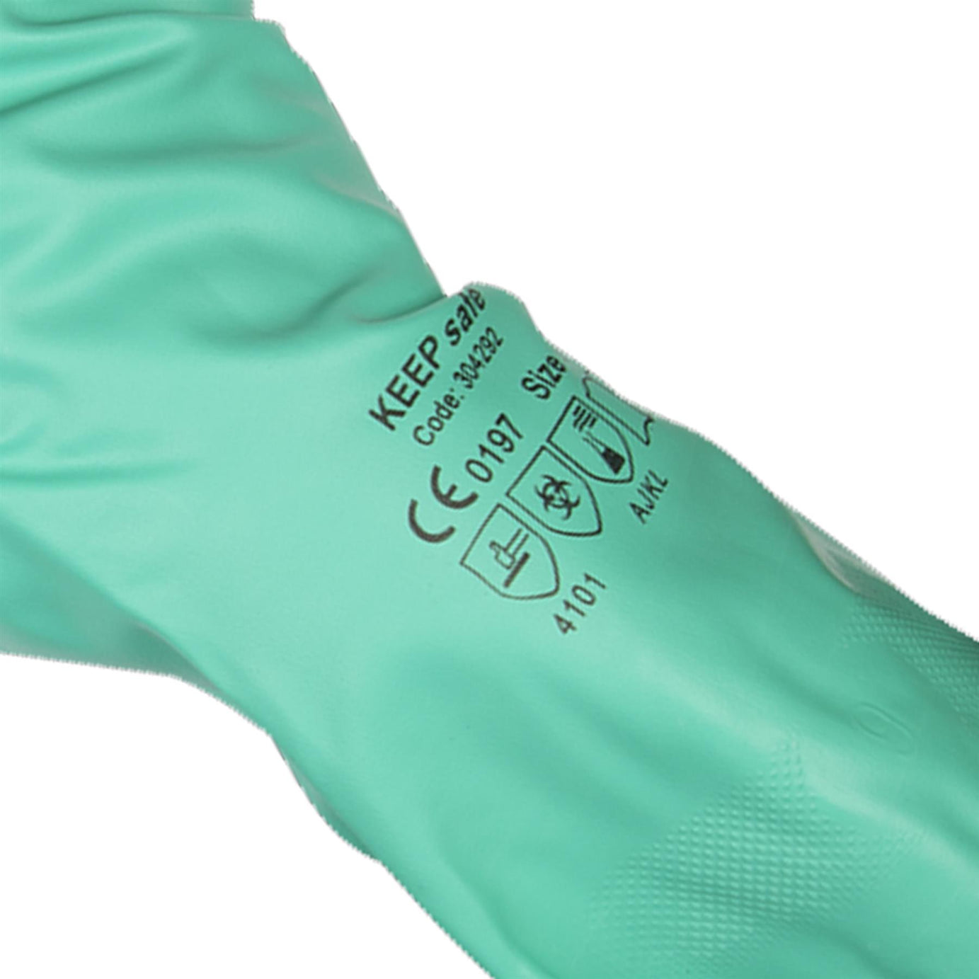 Sealey Nitrile Gauntlets for use with Thinners 355mm Cuffed Pair