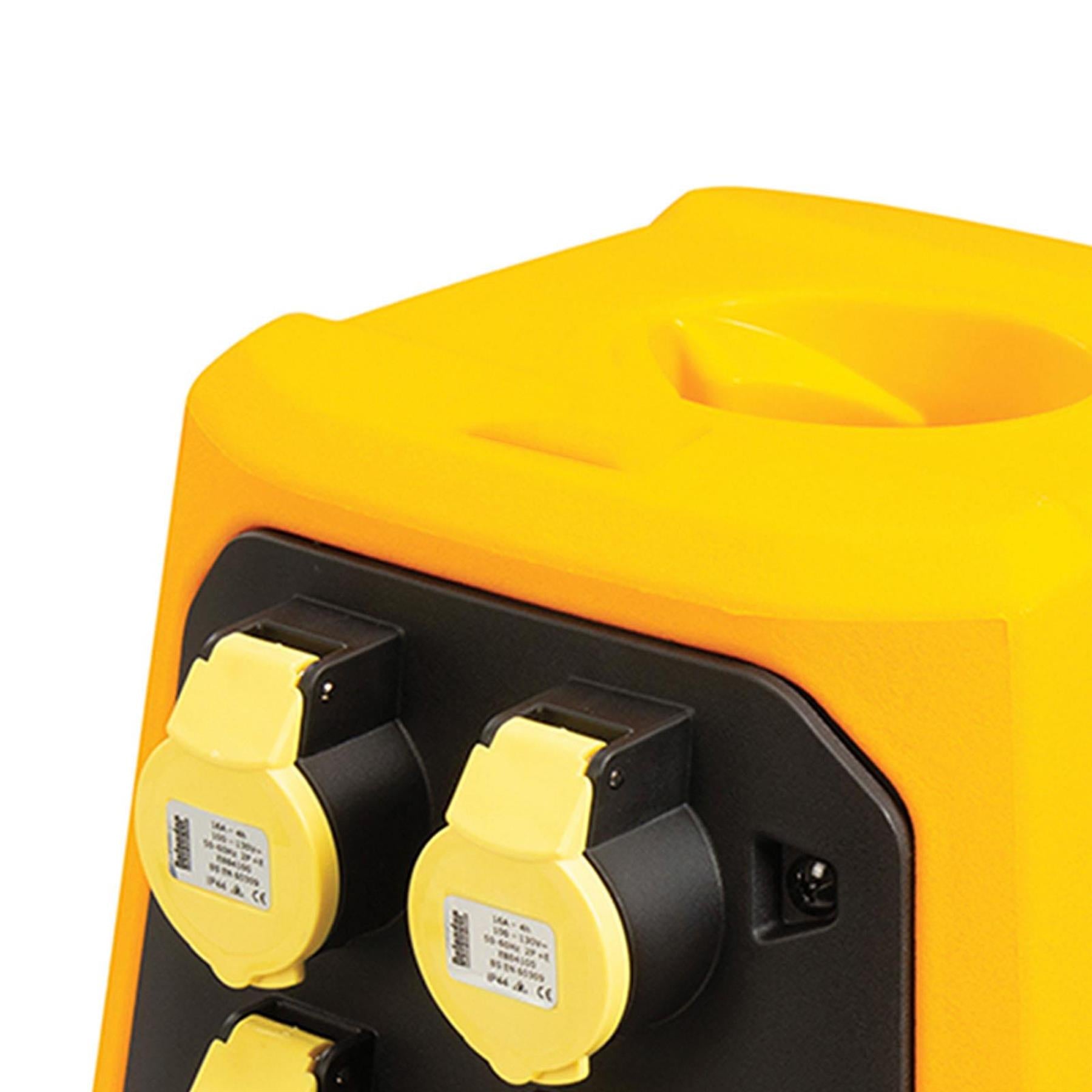 ABS Plastic V3 Base Unit 4 x 110V 16A Outlets Compatible Power Tools 3m Rubber Cable