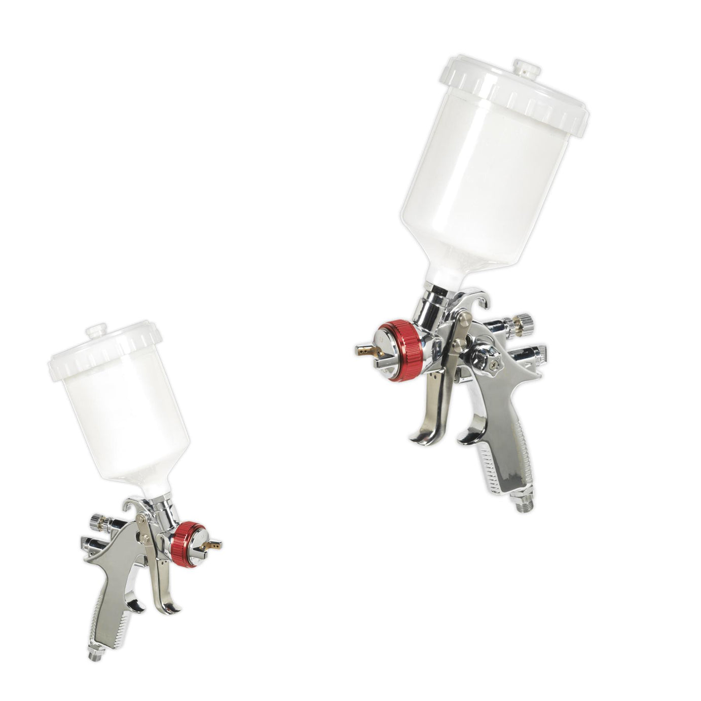 Sealey HVLP Gravity Feed Spray Gun 1.3mm Set-Up