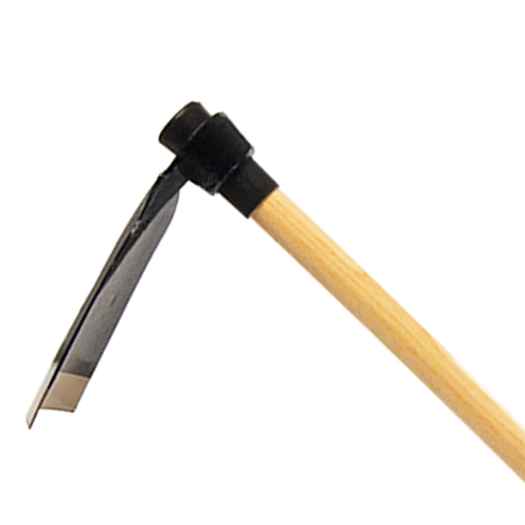 Heavy Duty Solid Steel Forged Steel Head Digging Hoe 1350mm Long Hardwood Handle Soil Garden