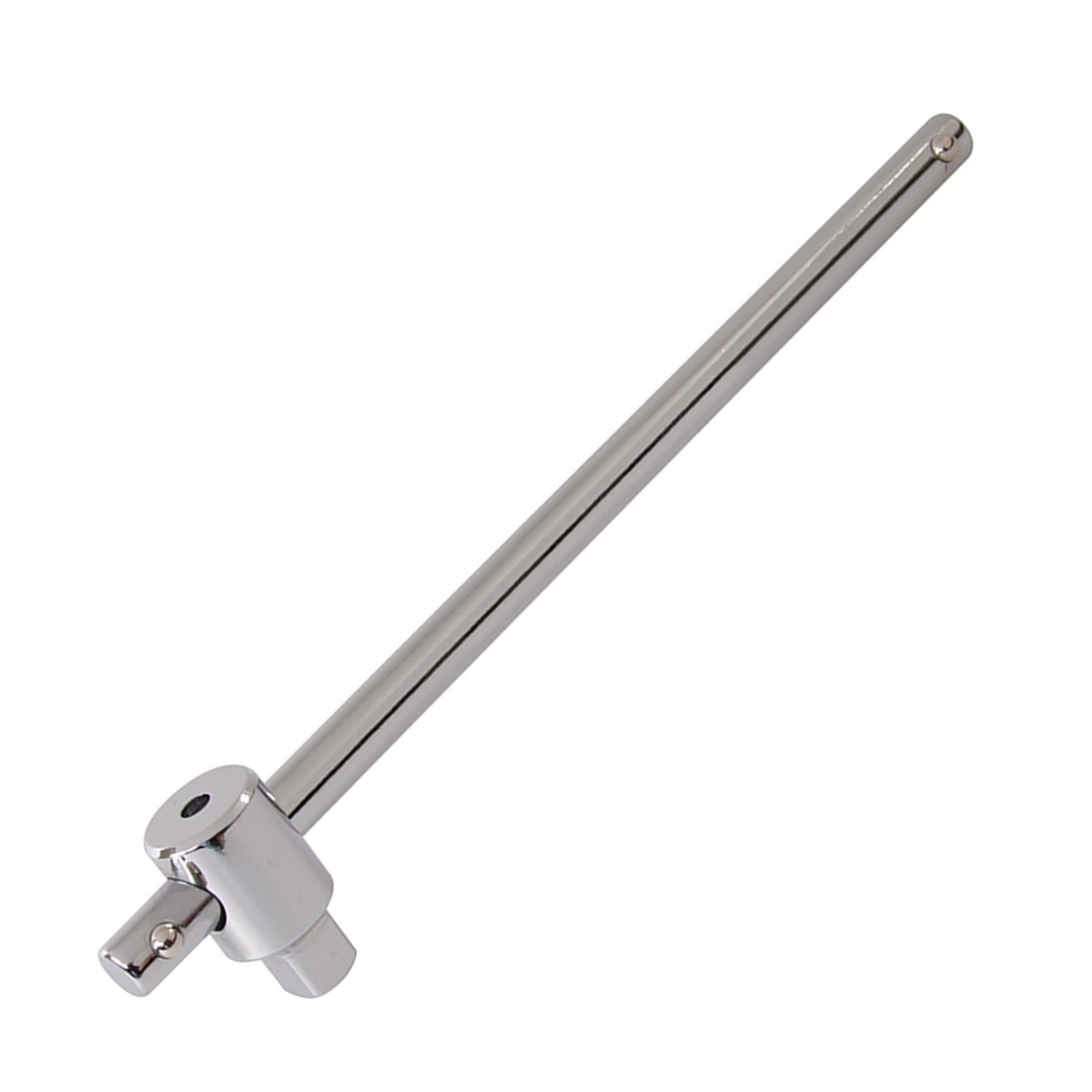 Sliding T-Bar 3/8" 200mm Handle Socket Drive Sping Loaded Strong Hardend