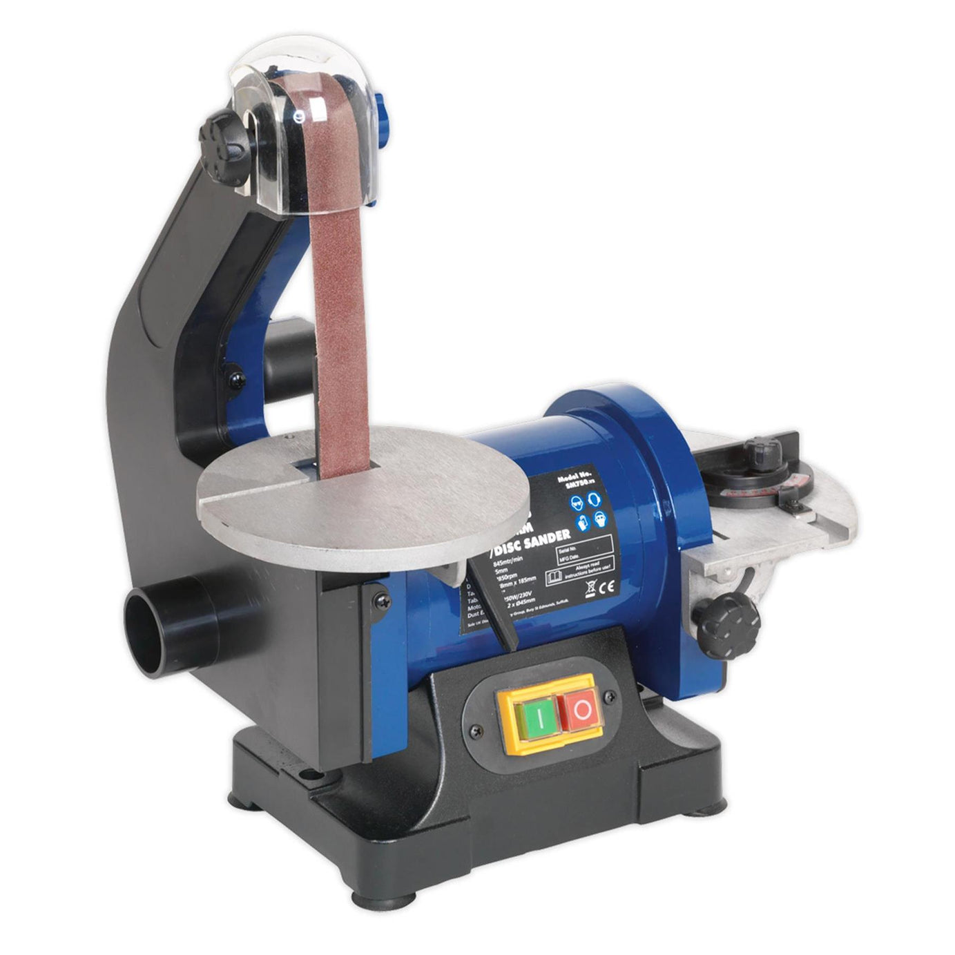 Sealey Belt/Disc Sander 25 x 762mm/125mm 250W/230V