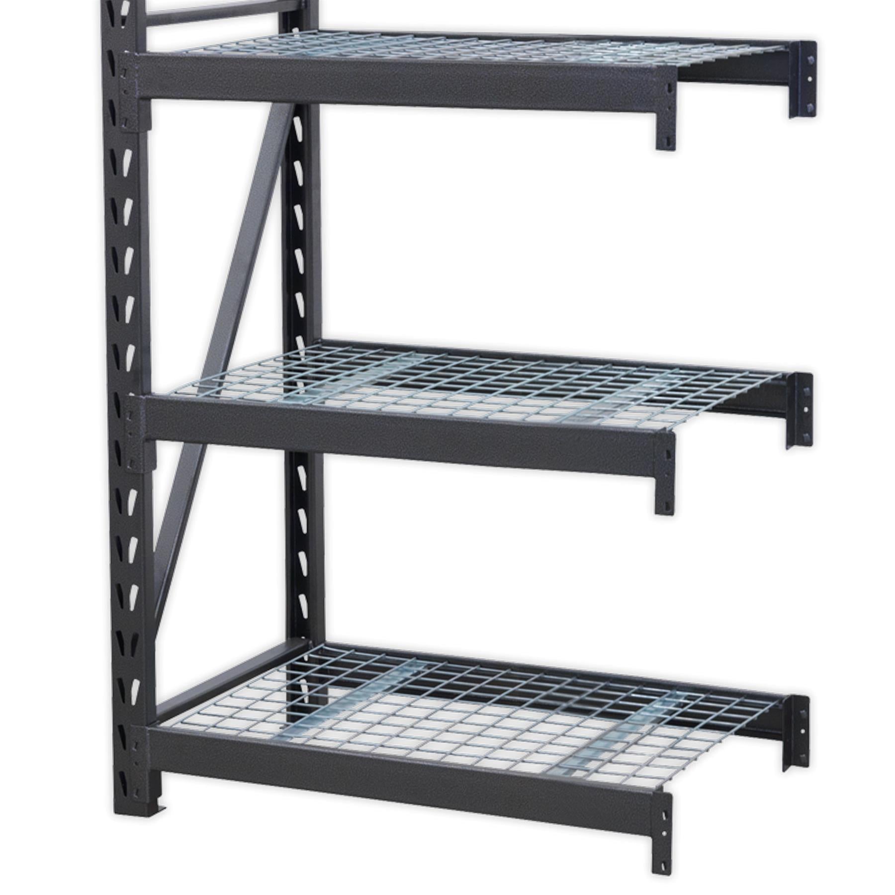Sealey HD Racking Ext Pack with 4 Mesh Shelves 640kg Cap/Level