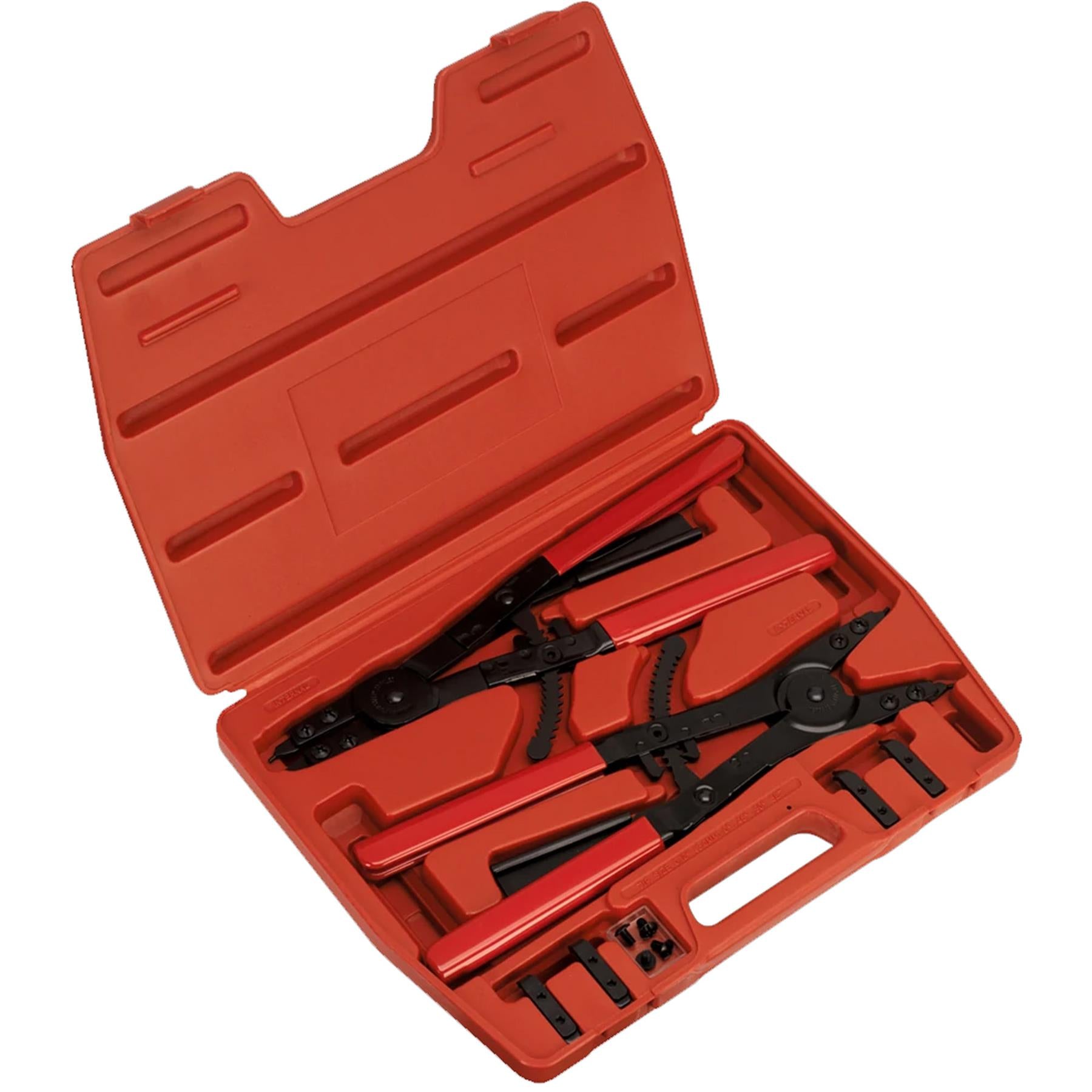 Sealey Circlip Pliers Set Internal/External 400mm Heavy-Duty