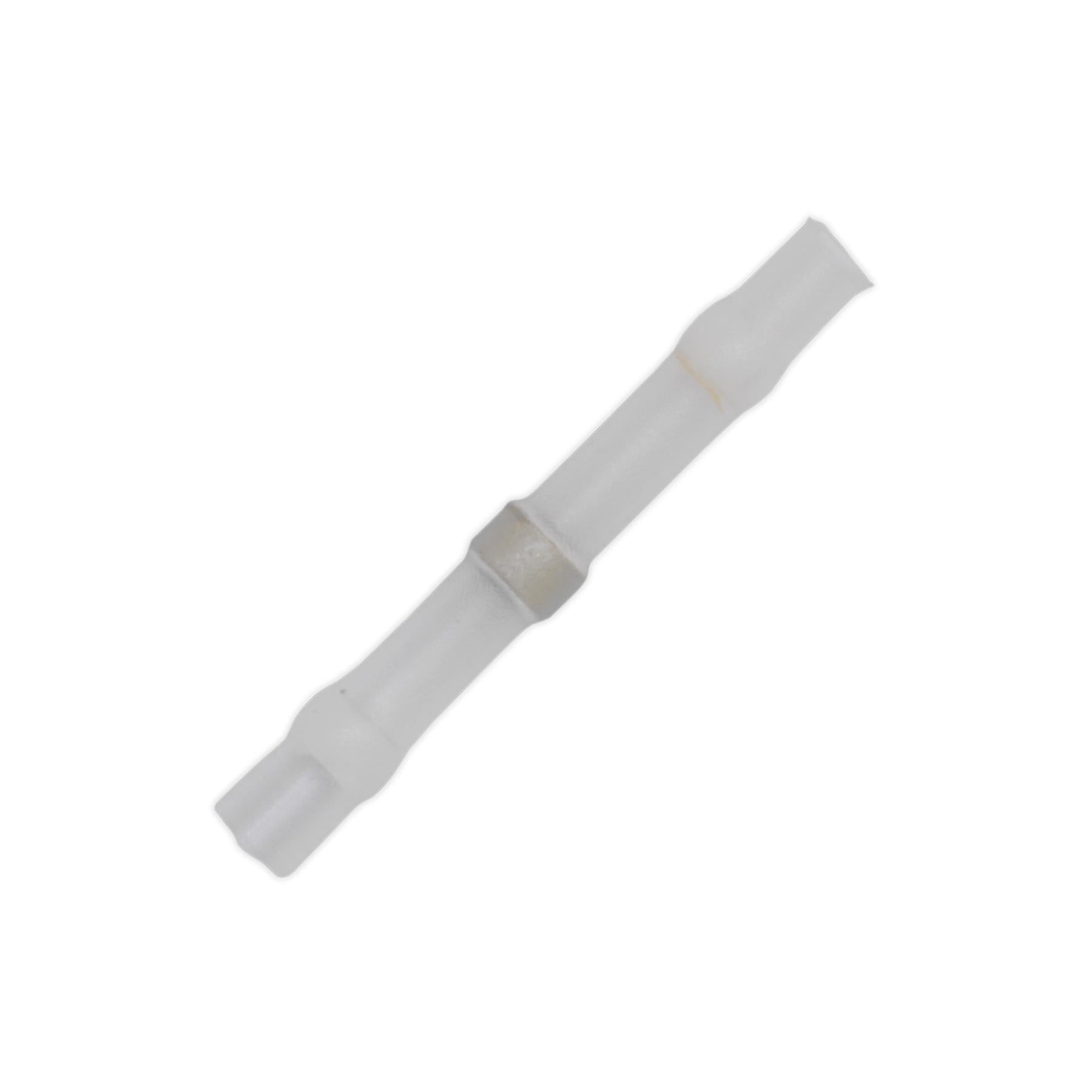 Sealey Heat Shrink Butt Connector 24-22 AWG White Pack of 25