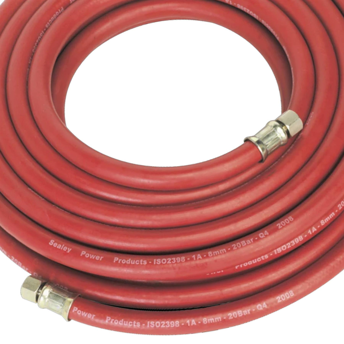 Sealey Air Hose 10m x 8mm with 1/4"BSP Unions