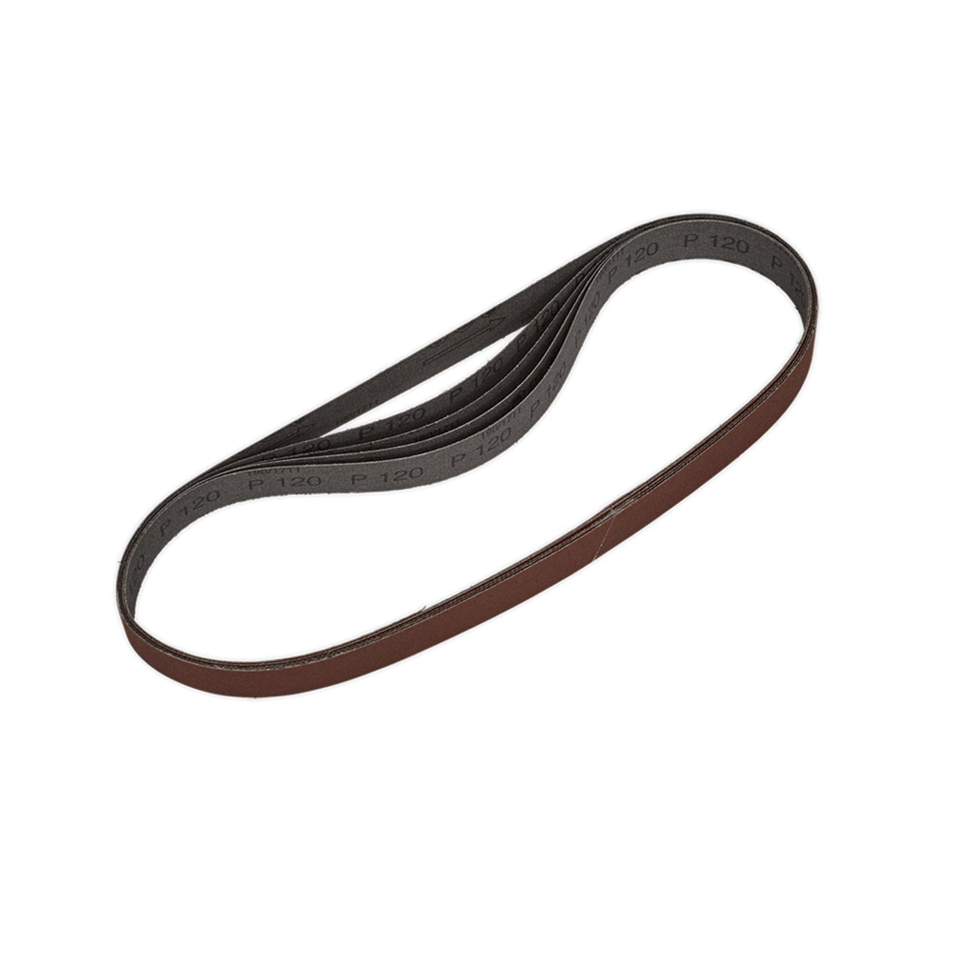Sealey Sanding Belt 25 x 762mm 120Grit Pack of 5