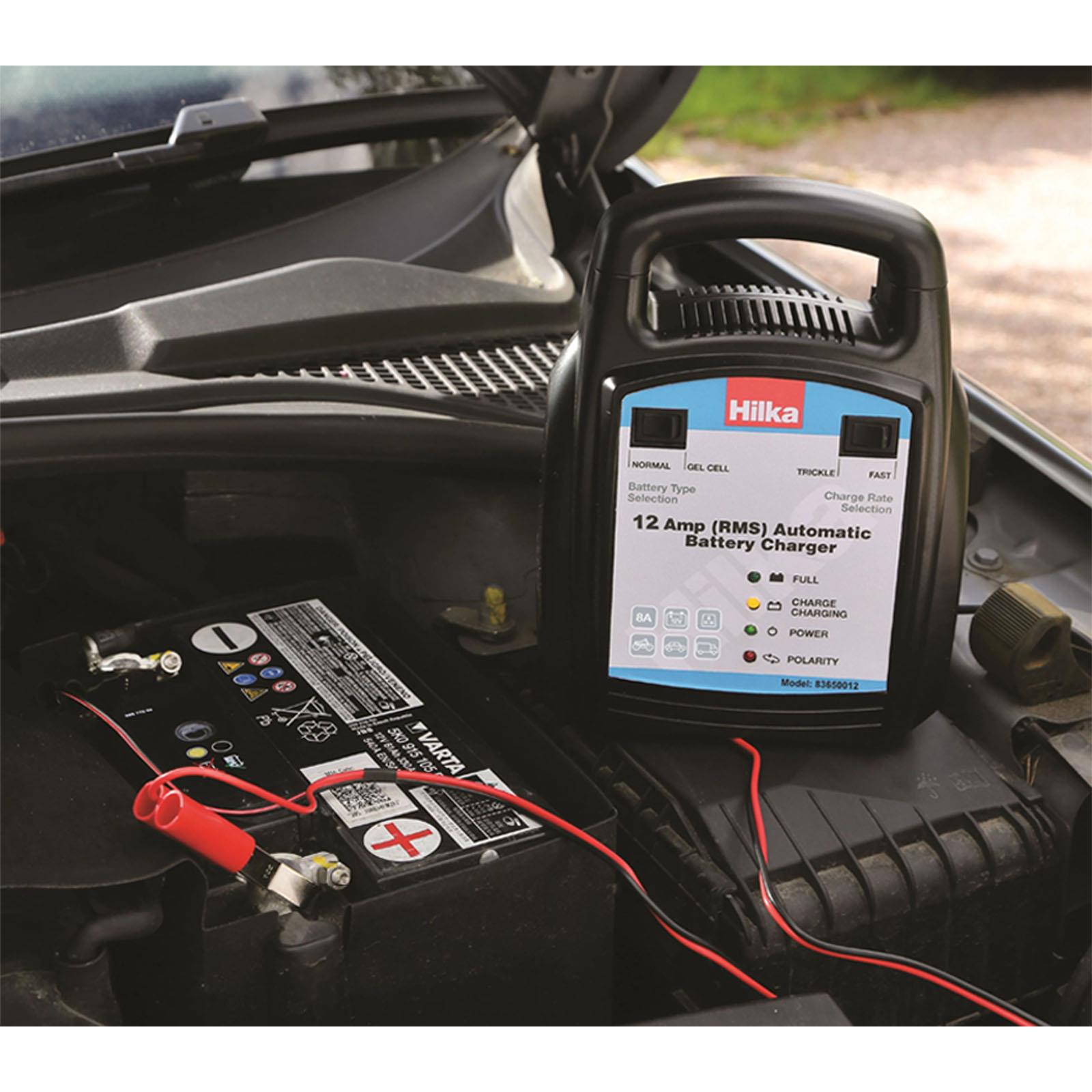 12 Amp Car Automatic Battery Charger 12V