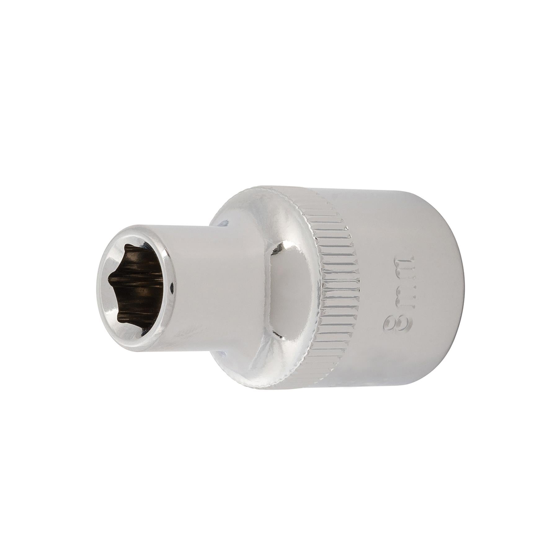 Socket 1/2" Drive Metric Hex Square 8mm Individual Hex Polished Crv Quality