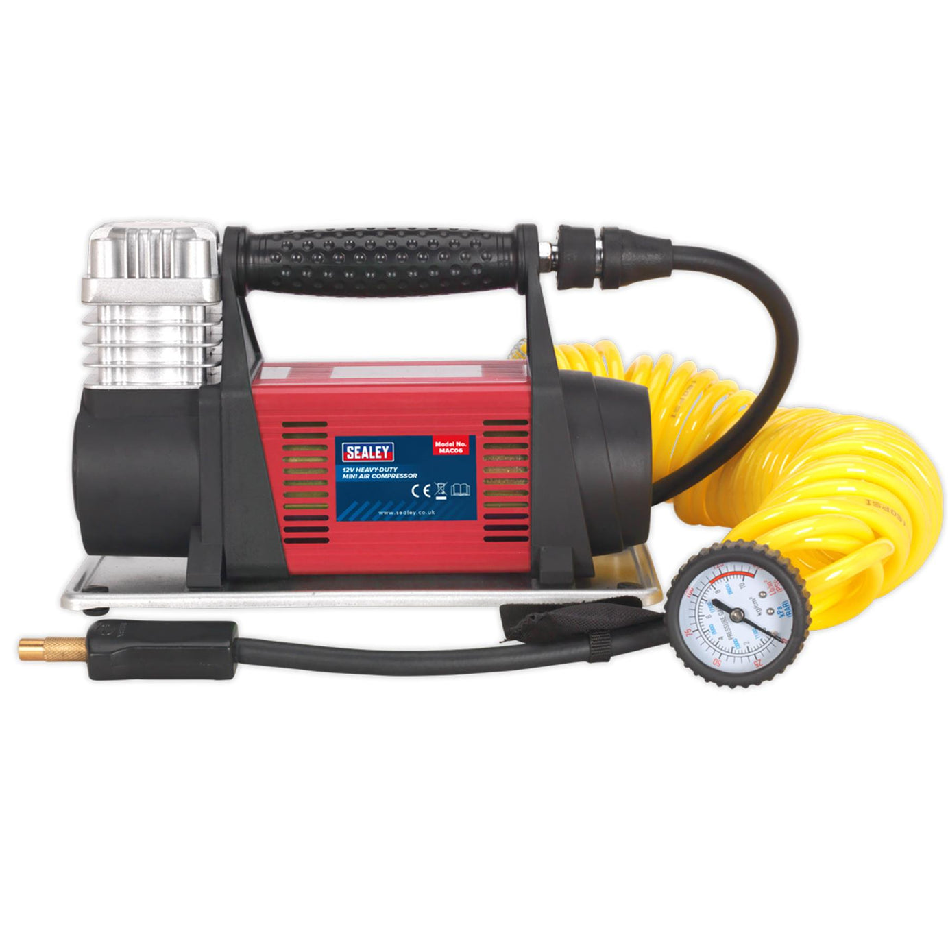 Sealey Tyre Inflator/Mini Air Compressor 12V Heavy-Duty