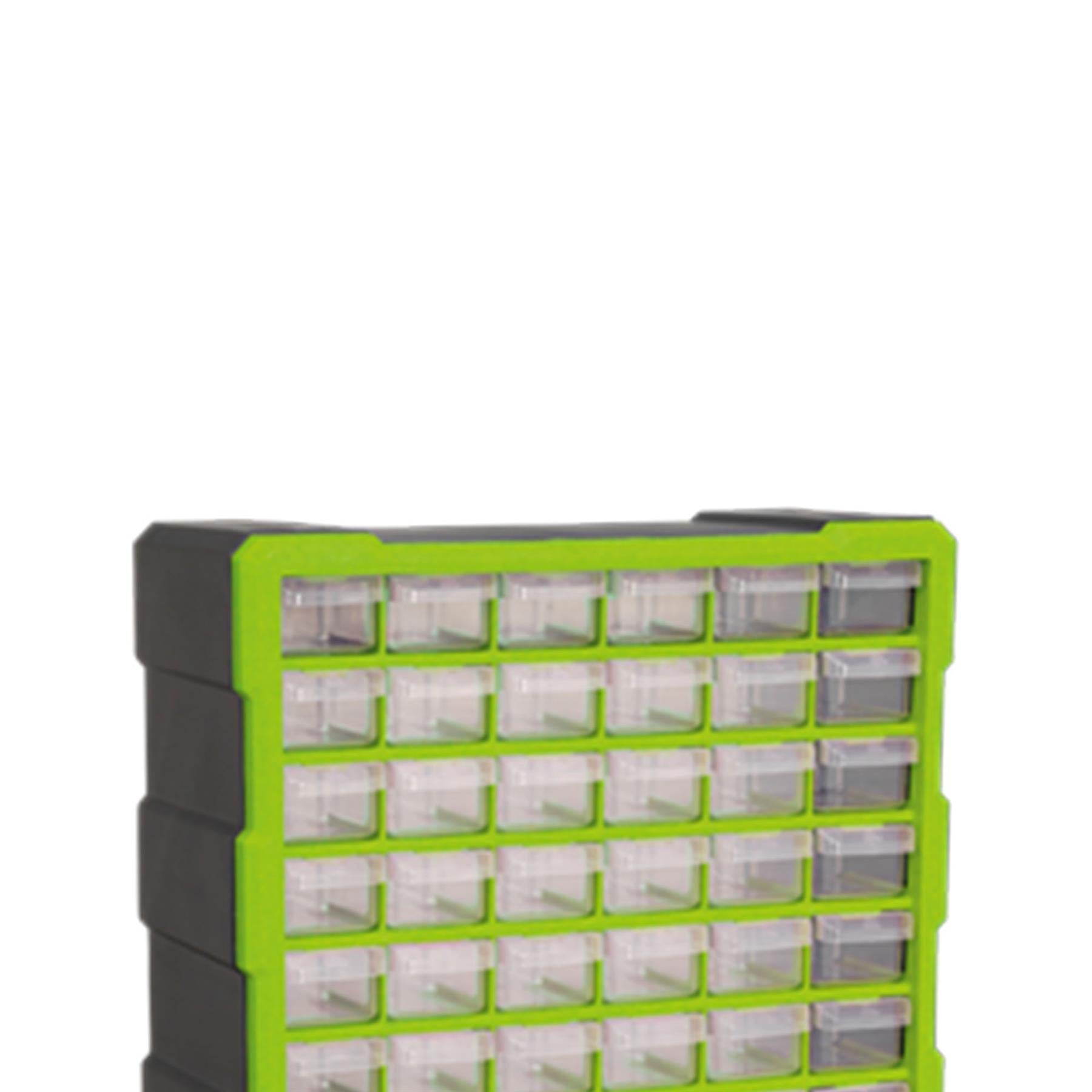 Sealey Cabinet Box 60 Drawer - Hi-Vis Green/Black