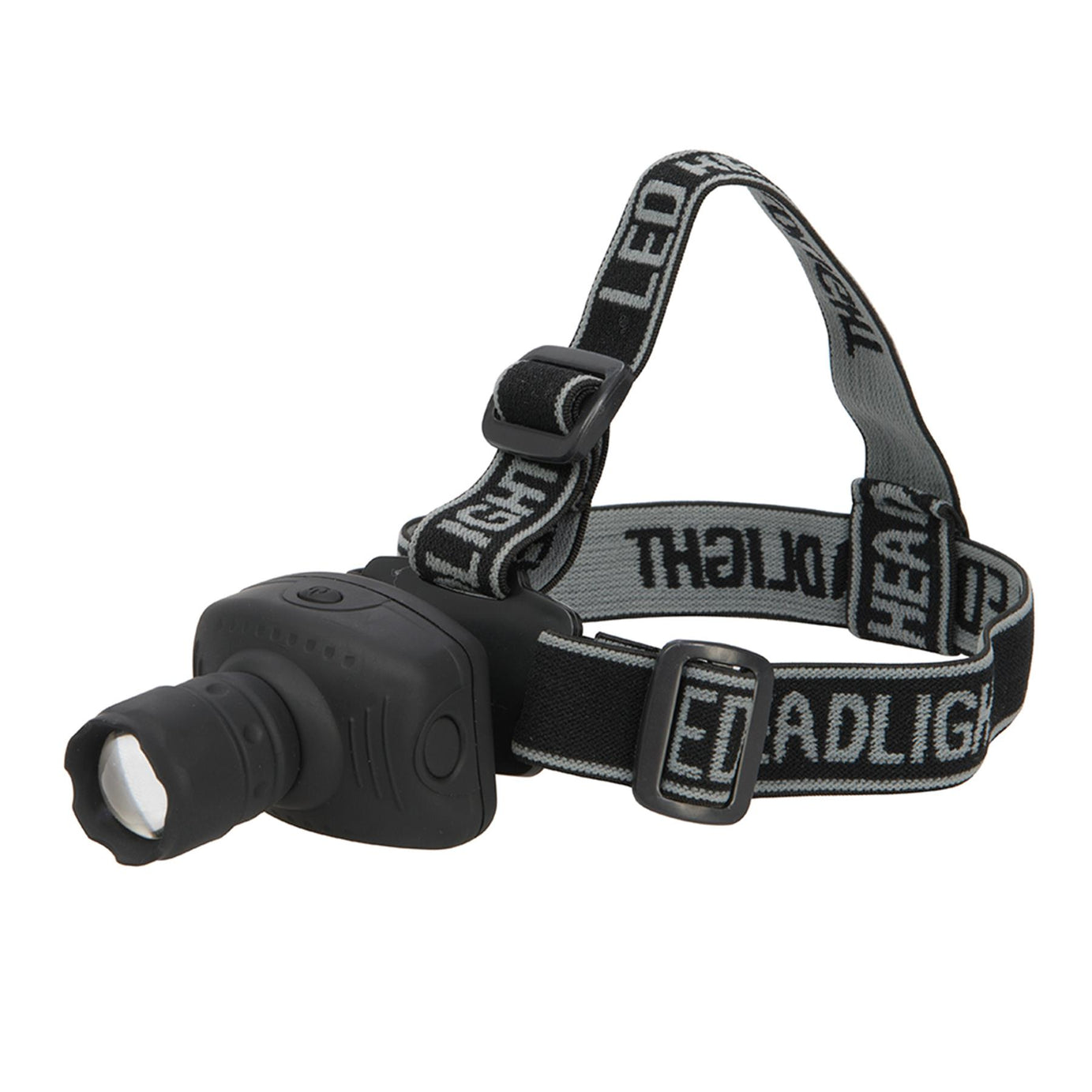 Led Head Torch 1W Powerful Light Rubberised Abs Camping Spot/Floodlight