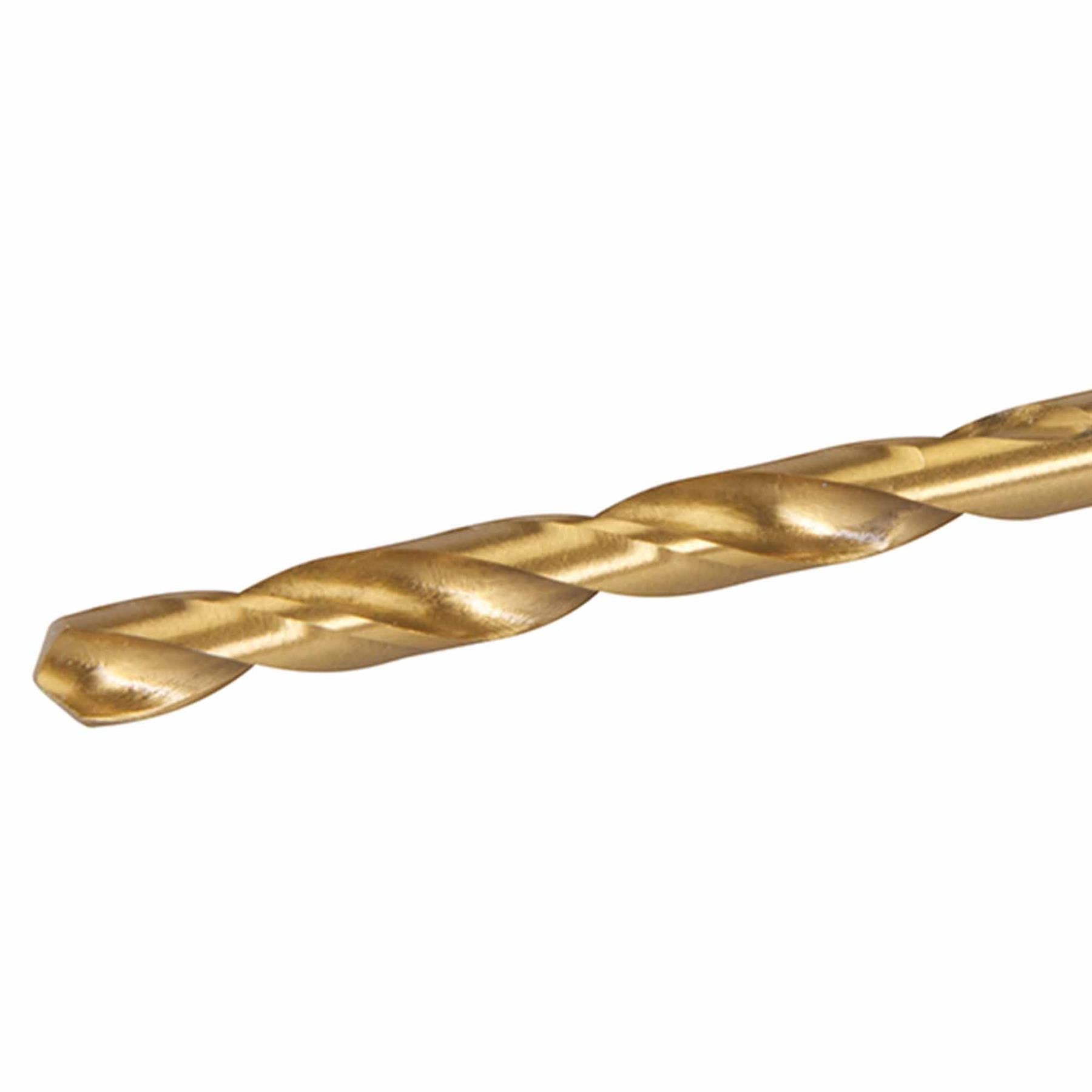 2Pk Hss Titanium-Coated Drill Bits 6.0mm Durable High Speed Metal Wood Plastic