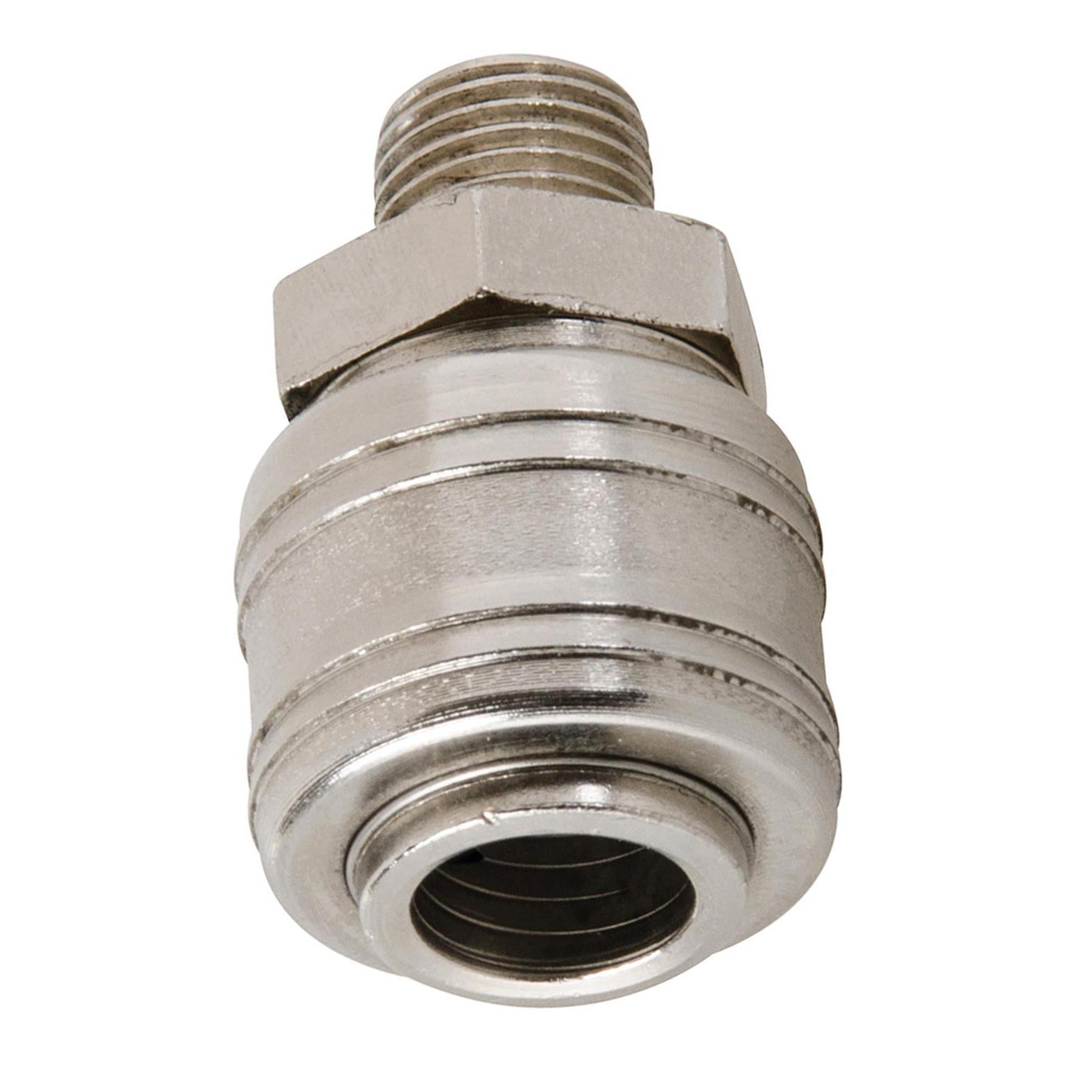 Euro Air Line Fitting Quick Release For Compressor Hose 1/4" BSP Male Thread