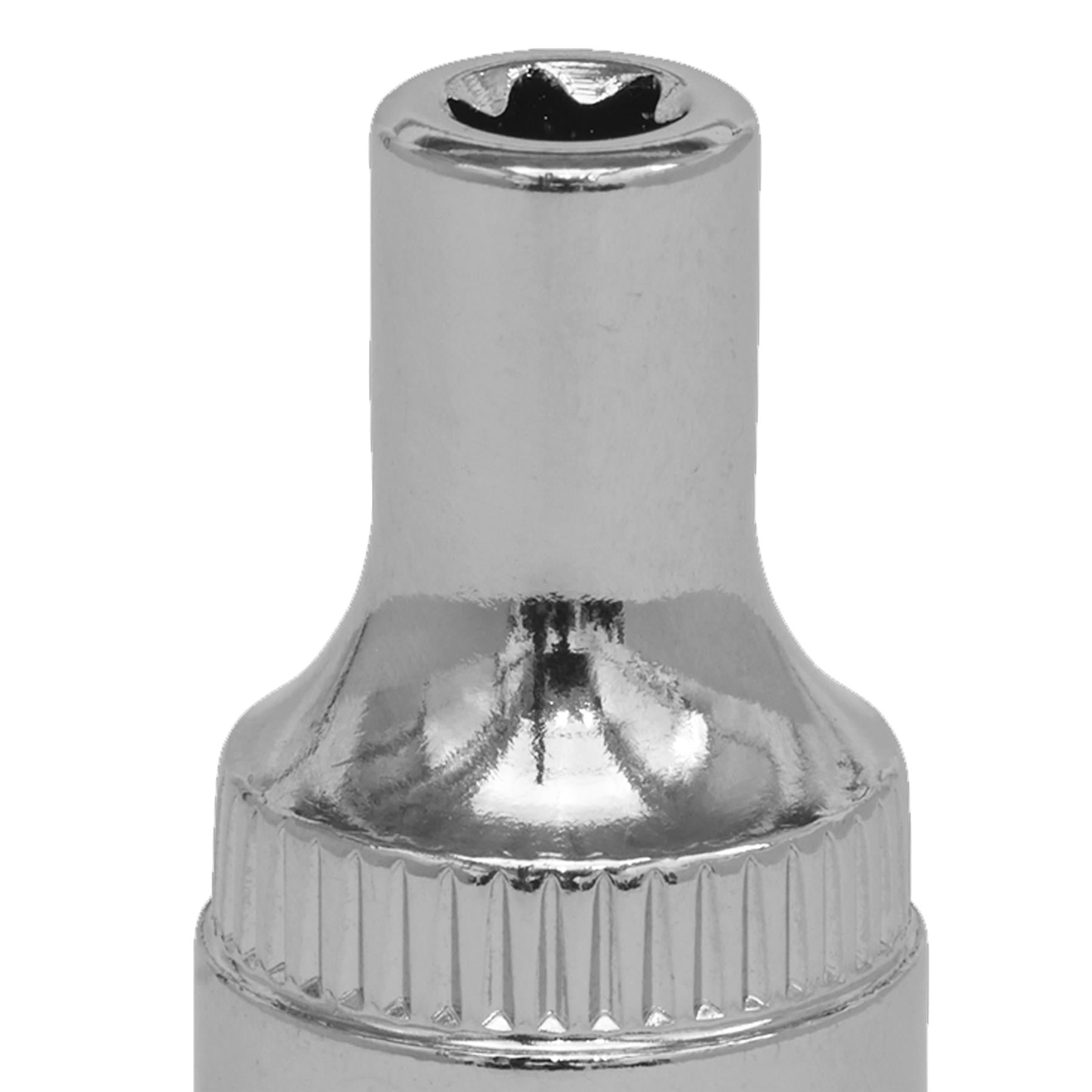 Sealey TRX-Star* Socket E4 1/4"Sq Drive Chrome Vanadium