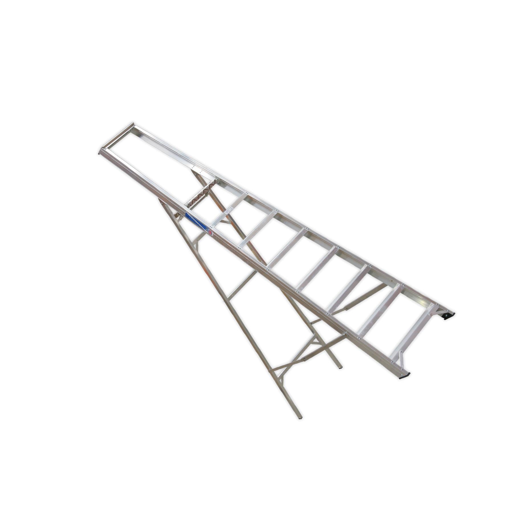 Sealey Aluminium Step Ladder 8-Tread Industrial BS 2037/1