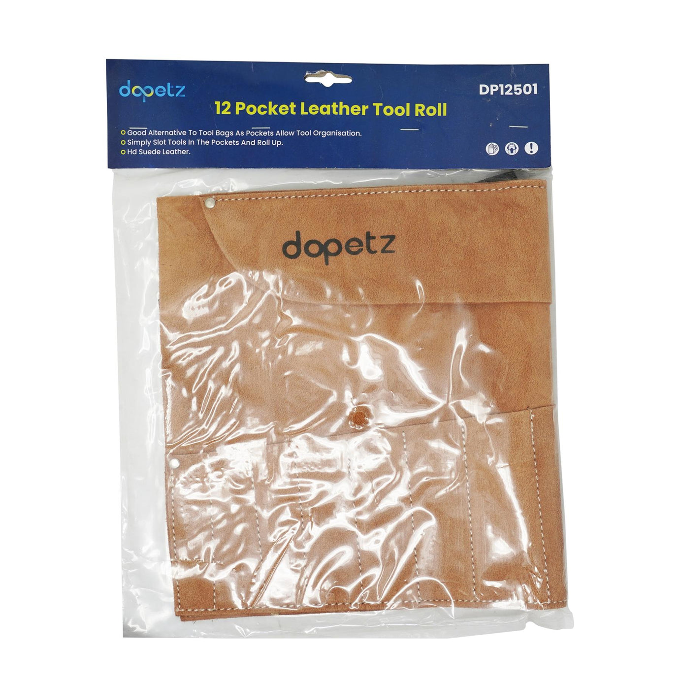 Leather Hide Chisel Leather Tool Roll Genuine Leather 12 Pocket