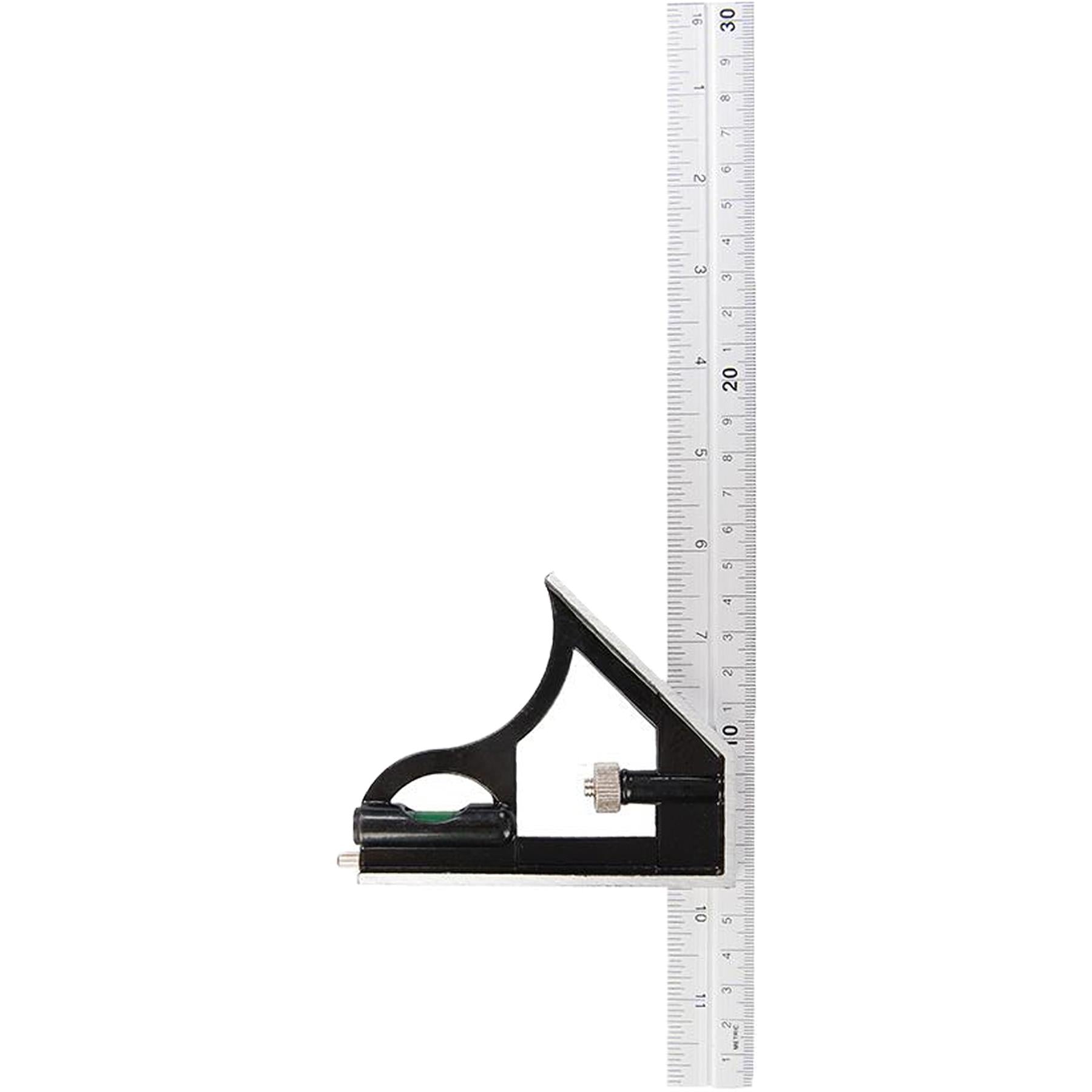 Combination Square With Built-In Spirit Level Imperial & Metric Graduation 300mm
