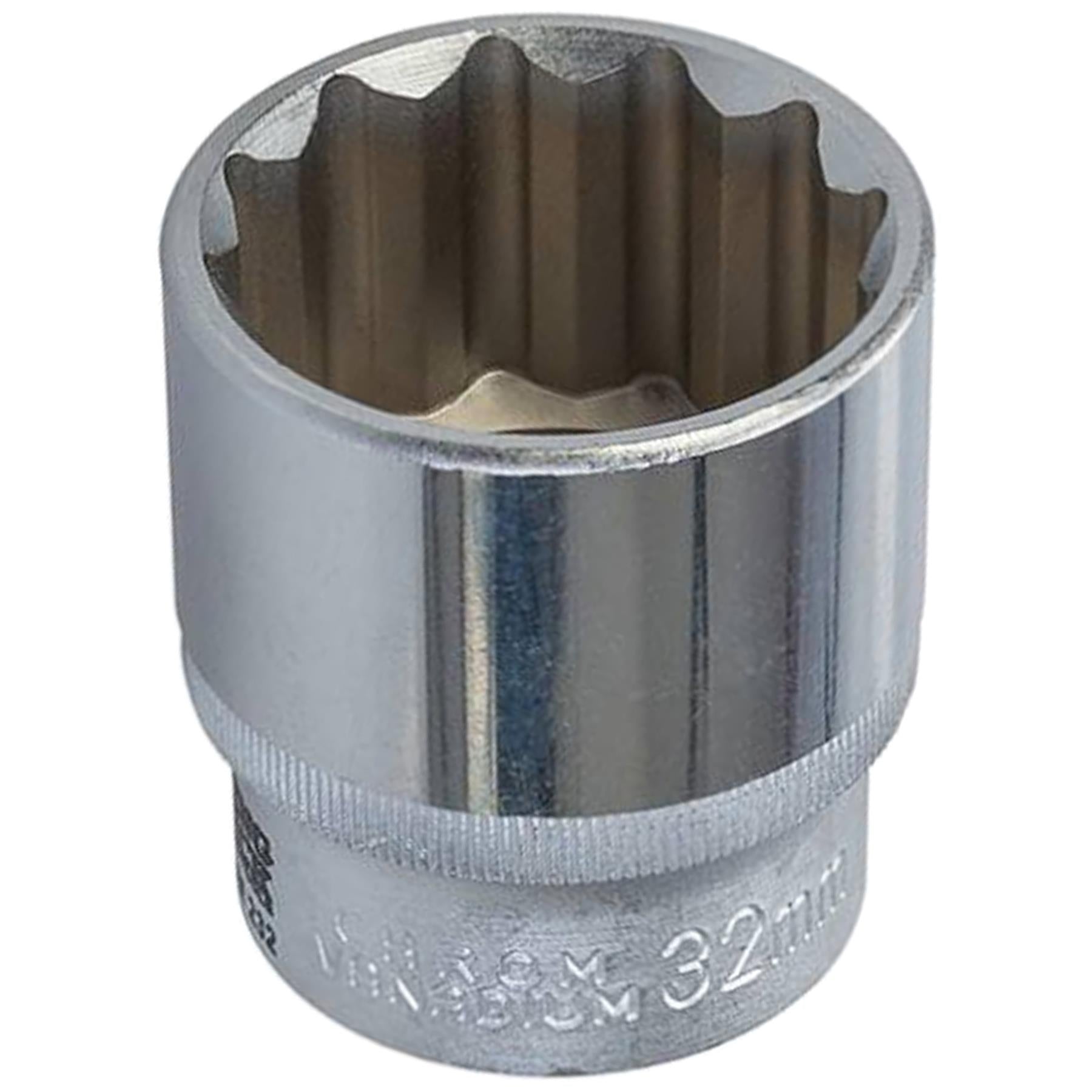 King Dick Socket 1/2" SD 12 Point (12pt) Metric 32mm