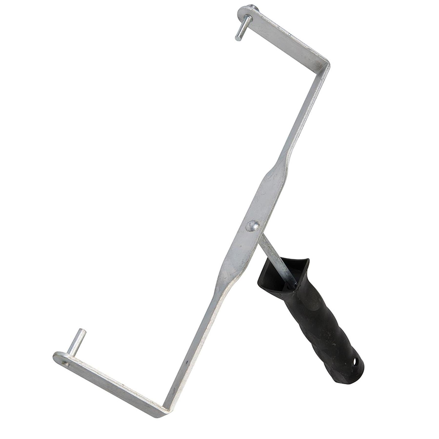 Double Arm Roller Frame For 300mm Roller Sleeves End Caps Screw-In Pin Fitting