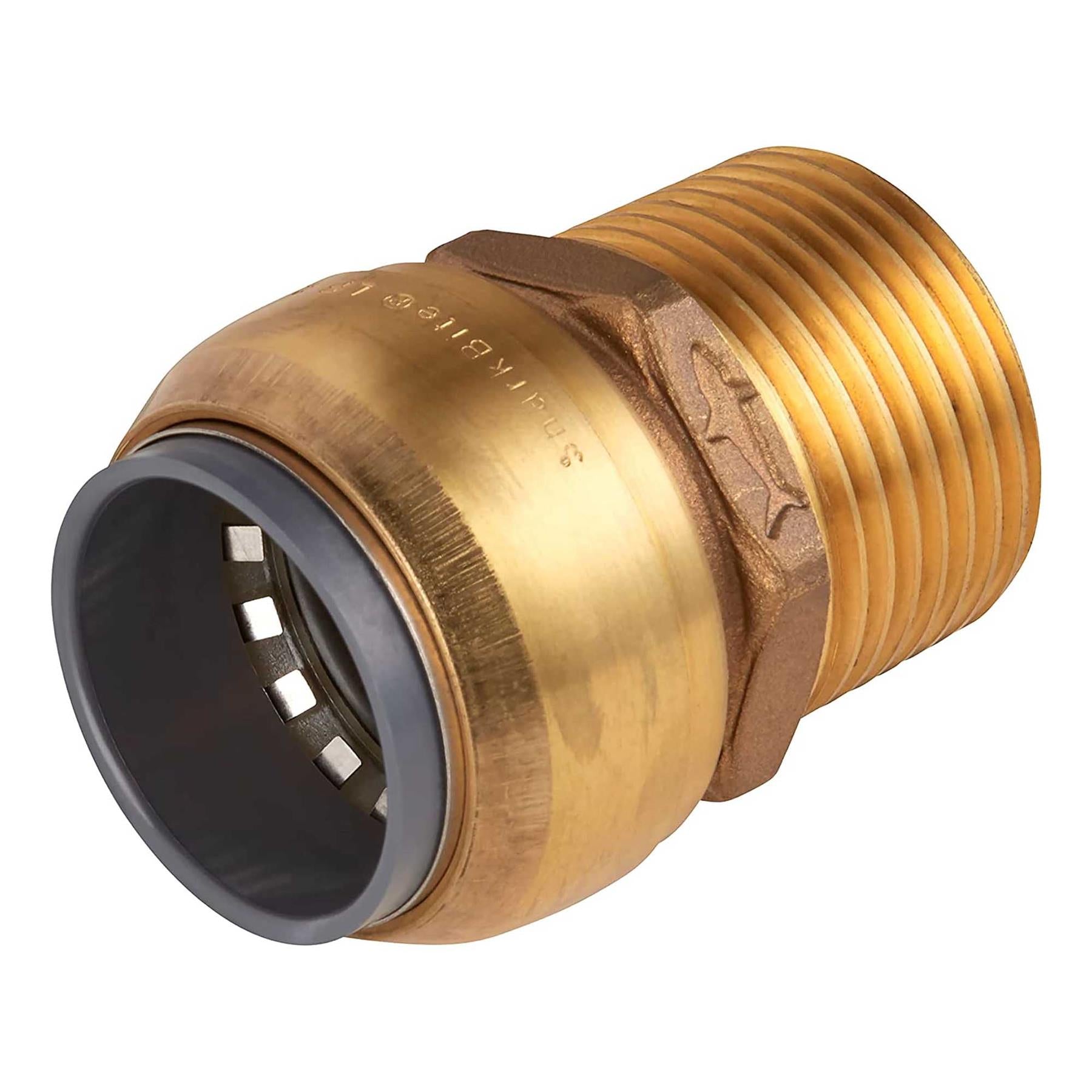 Sealey Straight Adaptor 22mm x 3/4"BSPT Brass