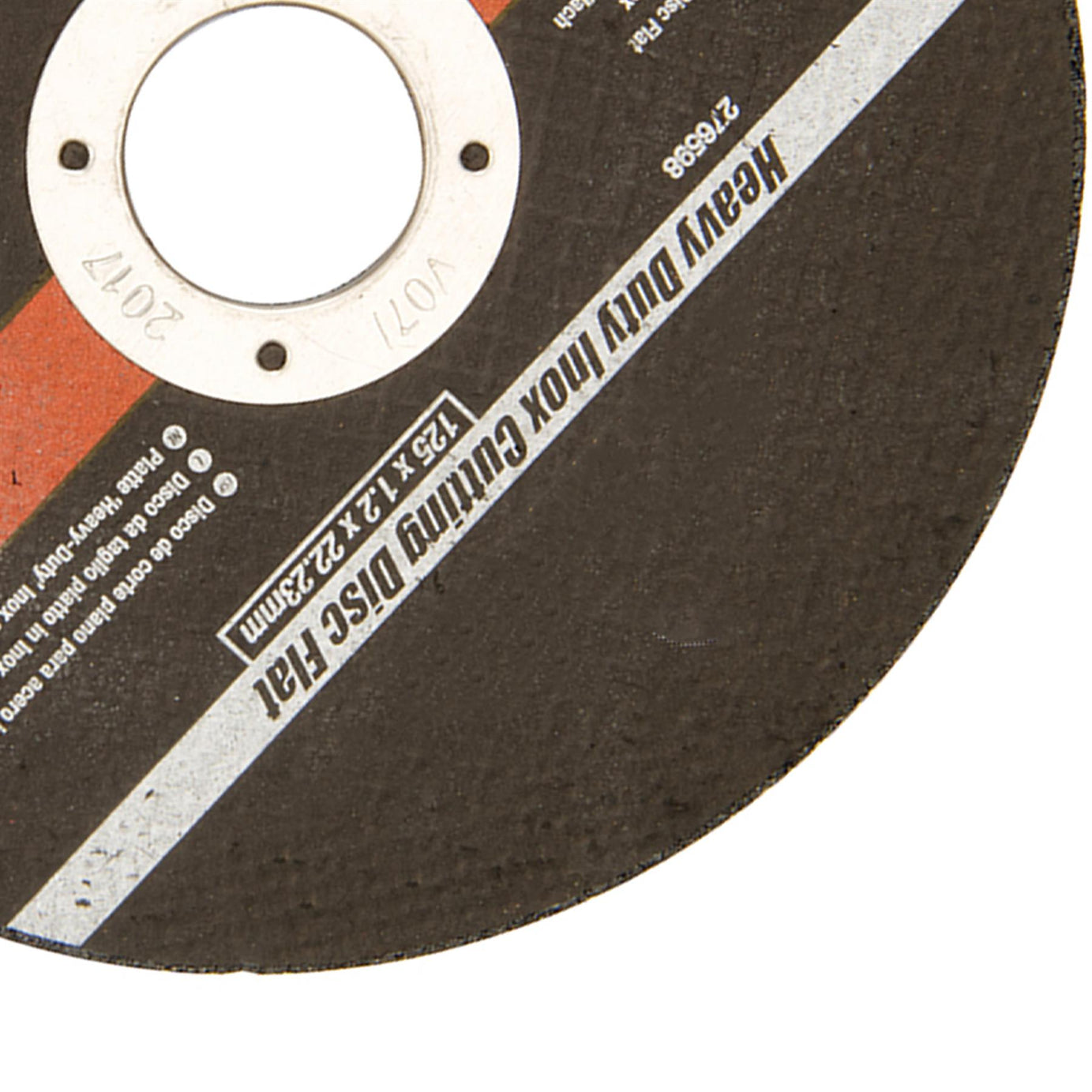 125 x 1.2 x 22.23mm Sanding Sheet Discs-Hole Punch Aluminium Oxide Hook Loop