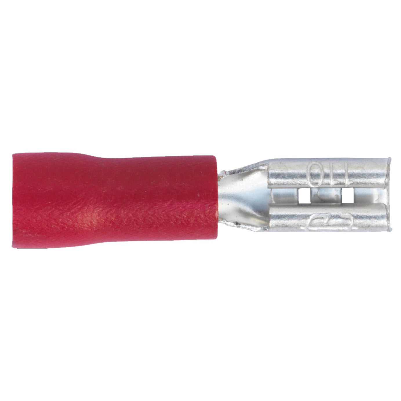 Sealey Push-On Terminal 2.8mm Female Red Pack of 100