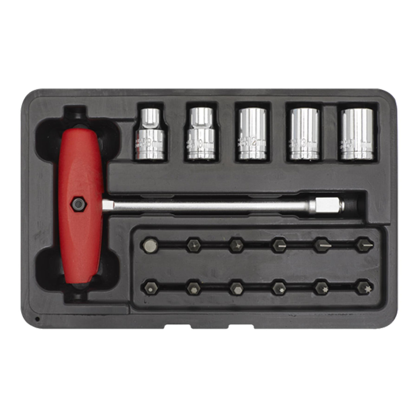 Sealey Socket & JIS Bit Set 18pc