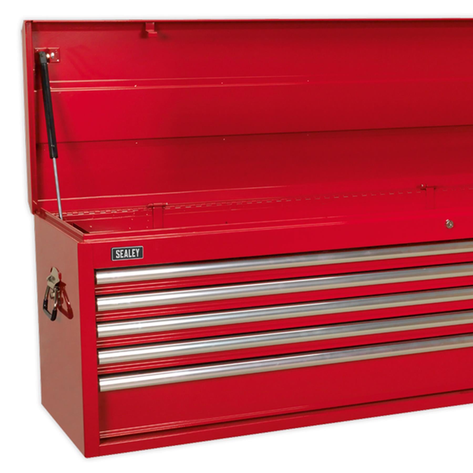 Sealey Topchest 10 Drawer with Ball Bearing Slides Heavy-Duty - Red