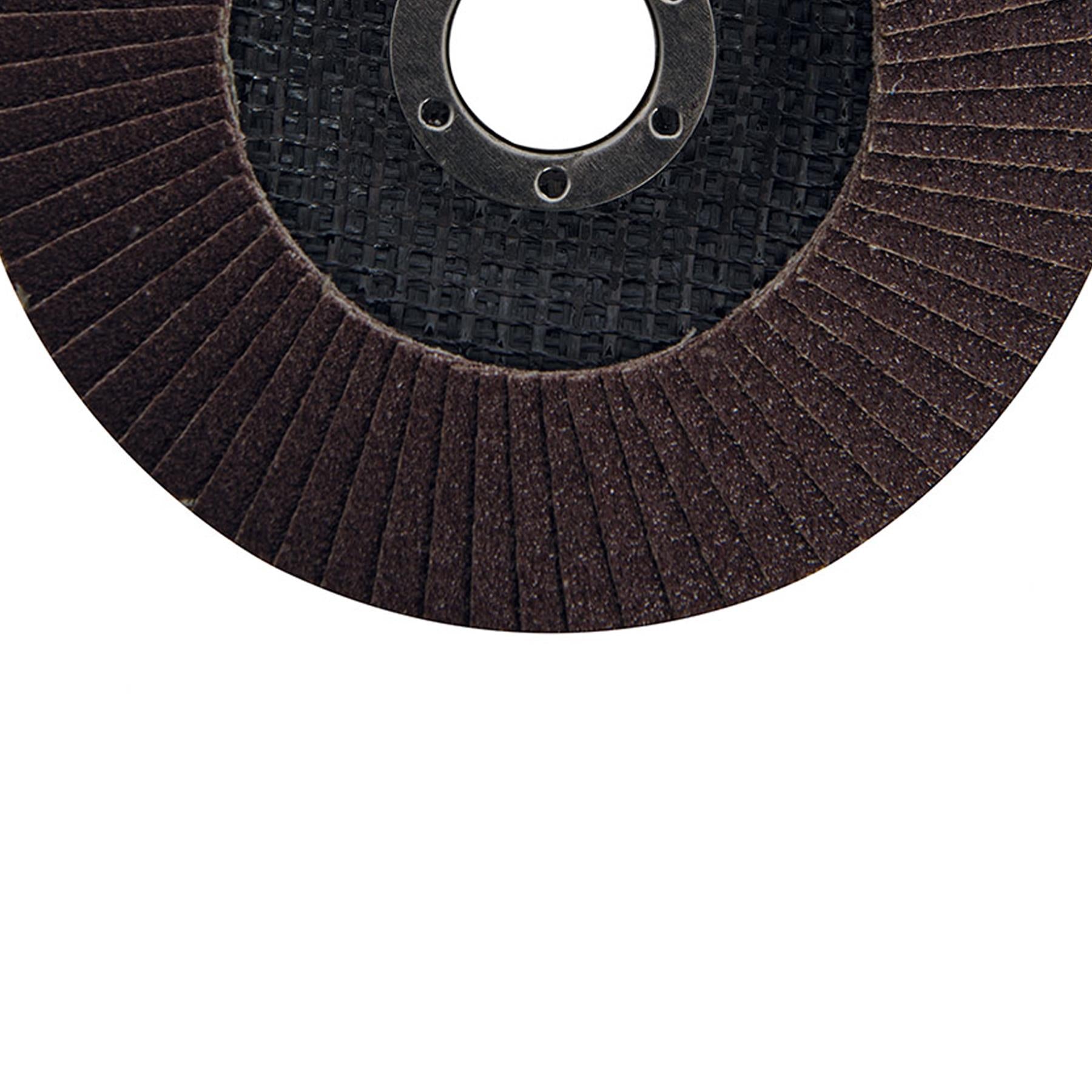 Aluminium Oxide Flap Disc 125mm Sanding DIY - 80 Grit Heavy Duty Aluminium