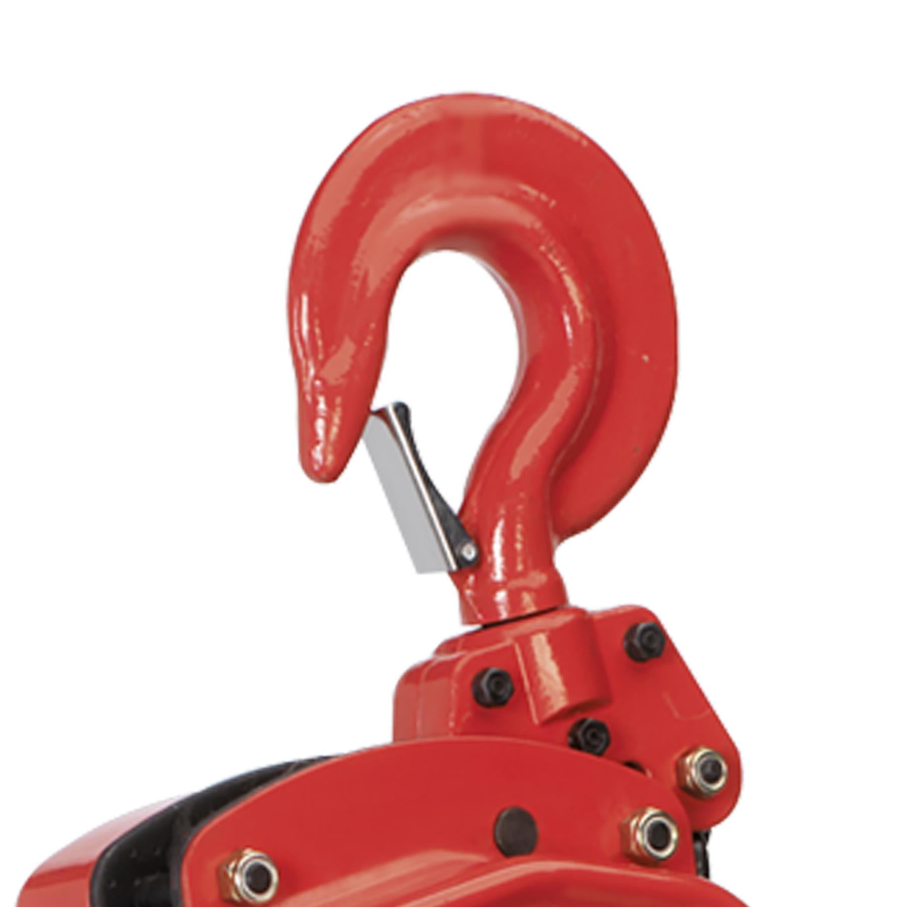 Sealey Chain Block 5tonne 3m Mechanical Load Brake for extra safety