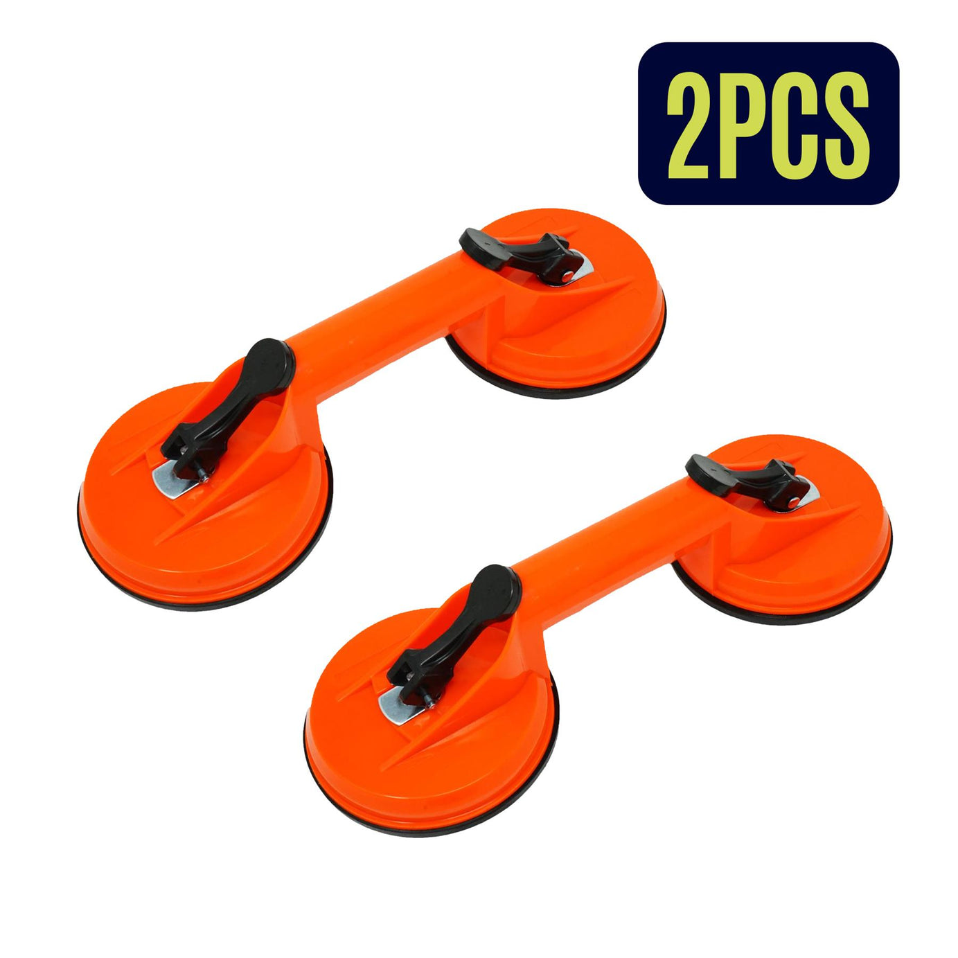 2PCs Glass Suction Lifter 70 Kg - Heavy Duty Glass Suction Pads Vacuum Cup Suckers[2PC,DP12459]