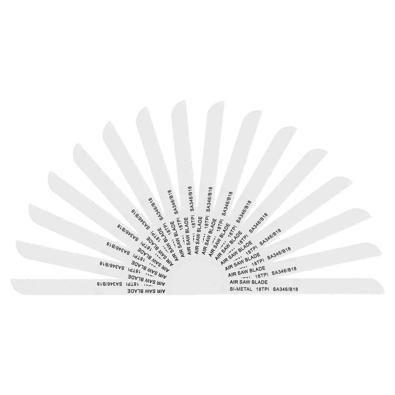 Sealey Air Saw Blade 18tpi - Pack of 15