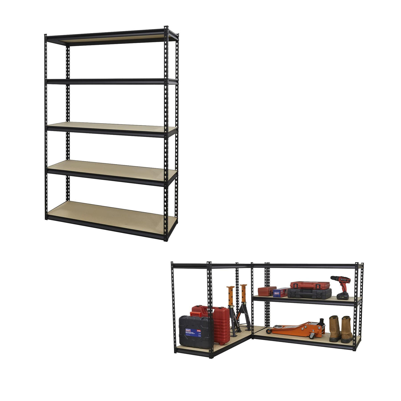 Sealey Racking Unit with 5 Shelves 220kg Capacity Per Level