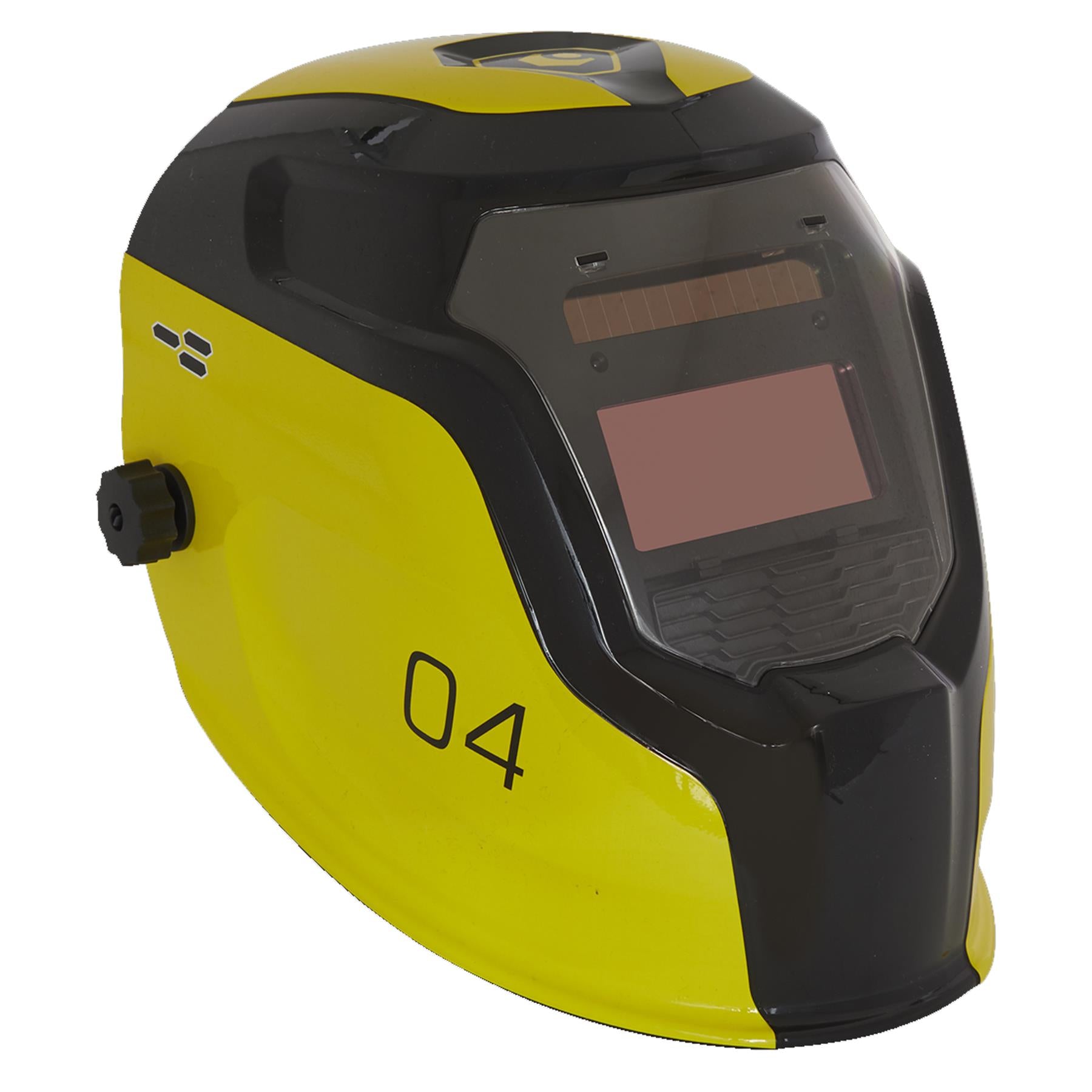 Sealey Welding Helmet Auto Darkening - Shade 9-13 - Yellow