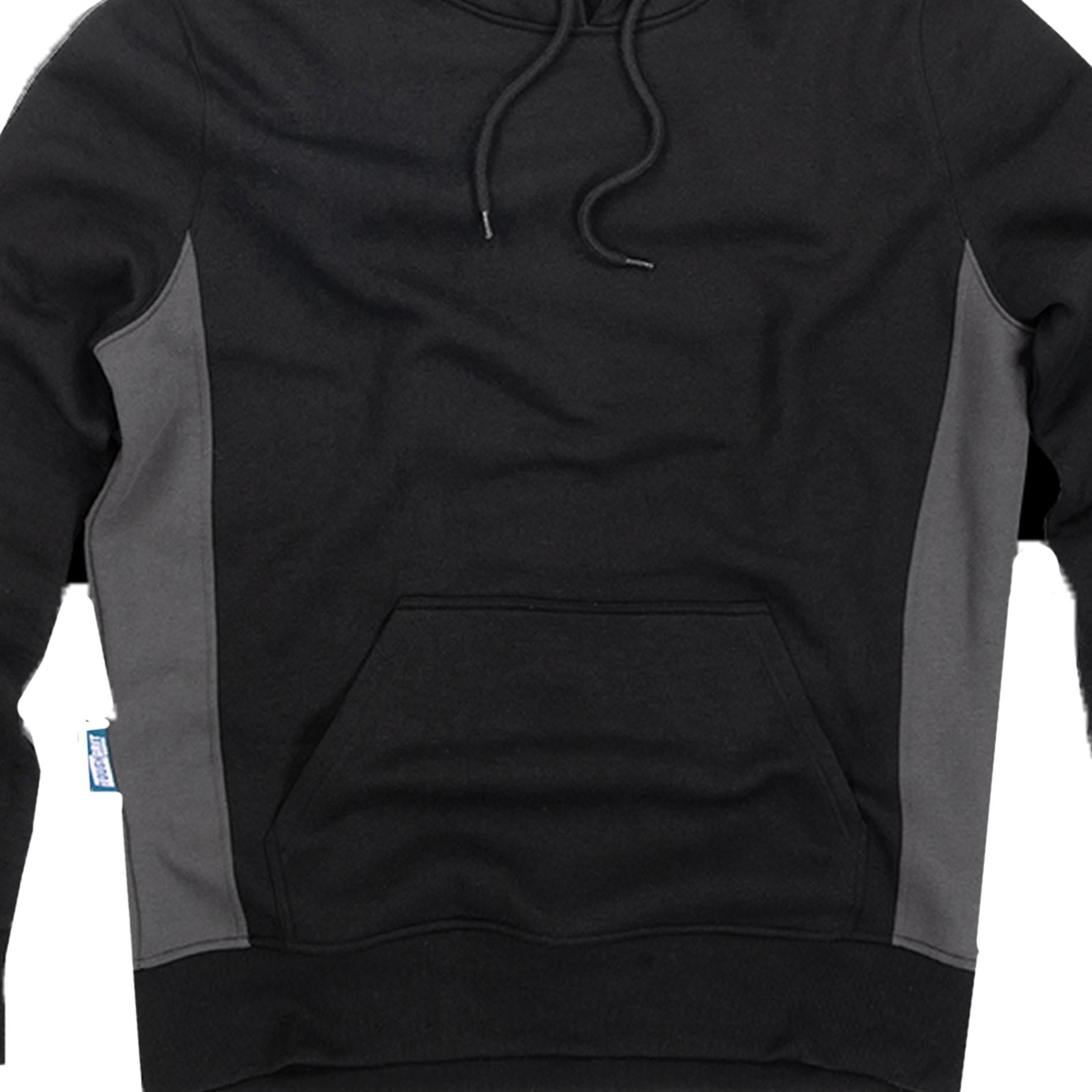 Tough Grit 2-Tone Trade Tech Windproof Hoodie Black/Charcoal XXXL