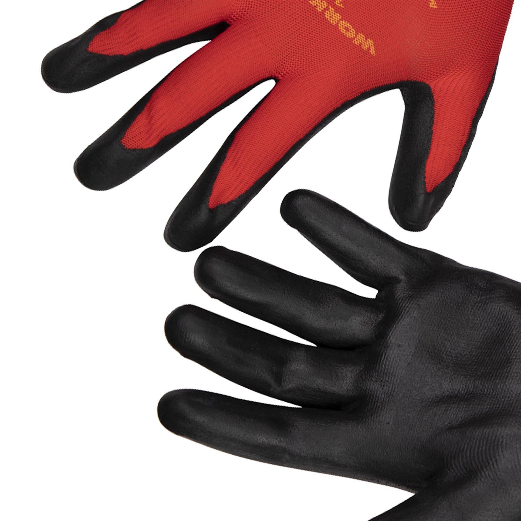Sealey Flexi Grip Nitrile Palm Gloves (Large) - Pair