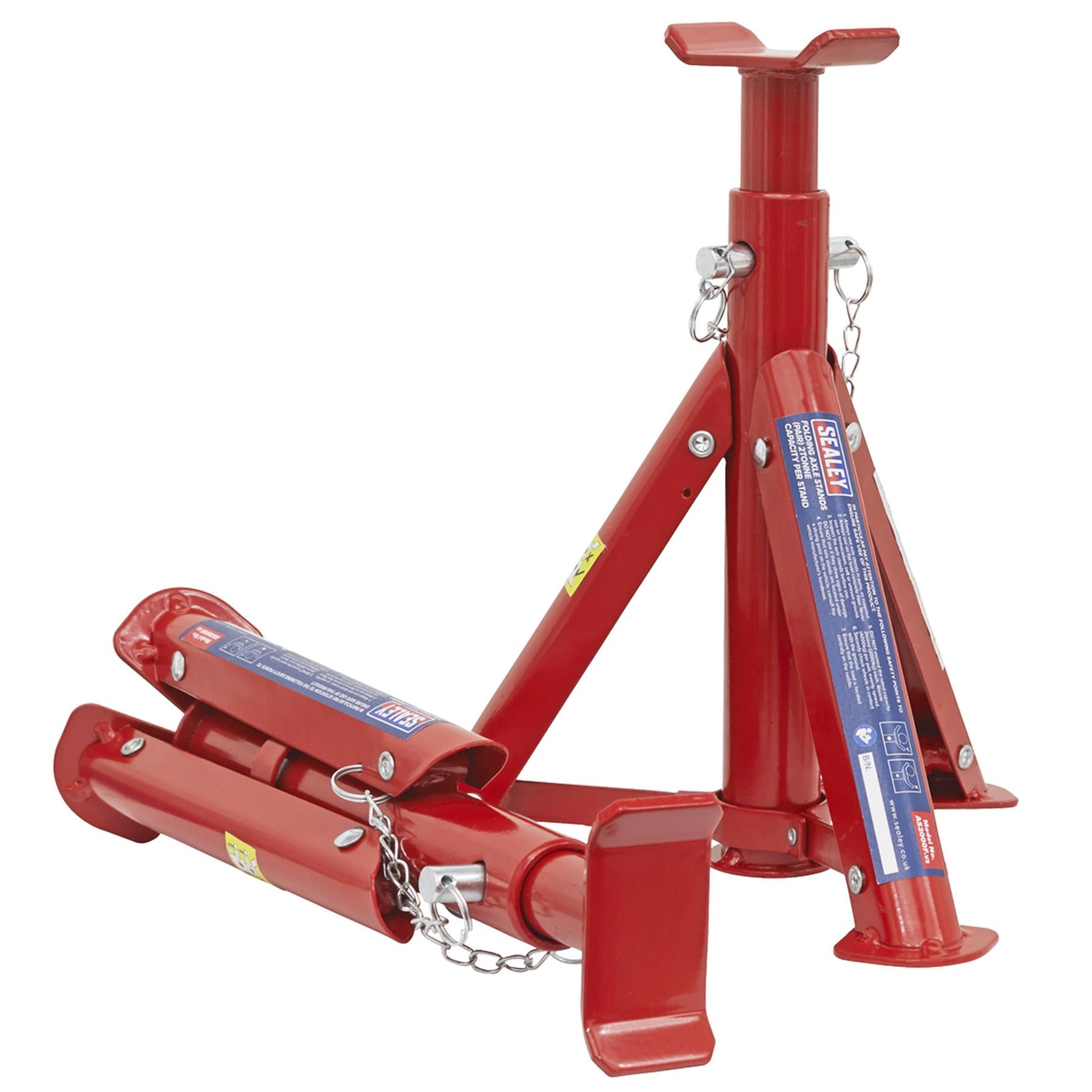 Sealey Axle Stands 2tonne Capacity Per Stand 4tonne Per Pair Tuv/Gs Axel Stand