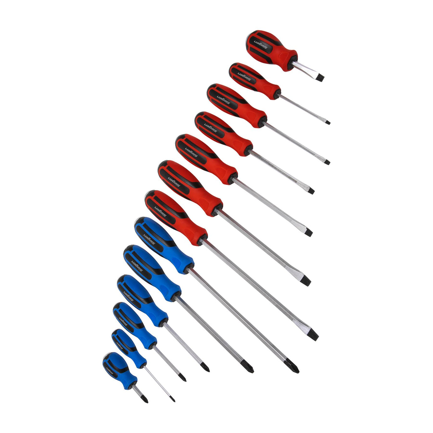 Sealey Screwdriver Set 13pc Hammer-Thru