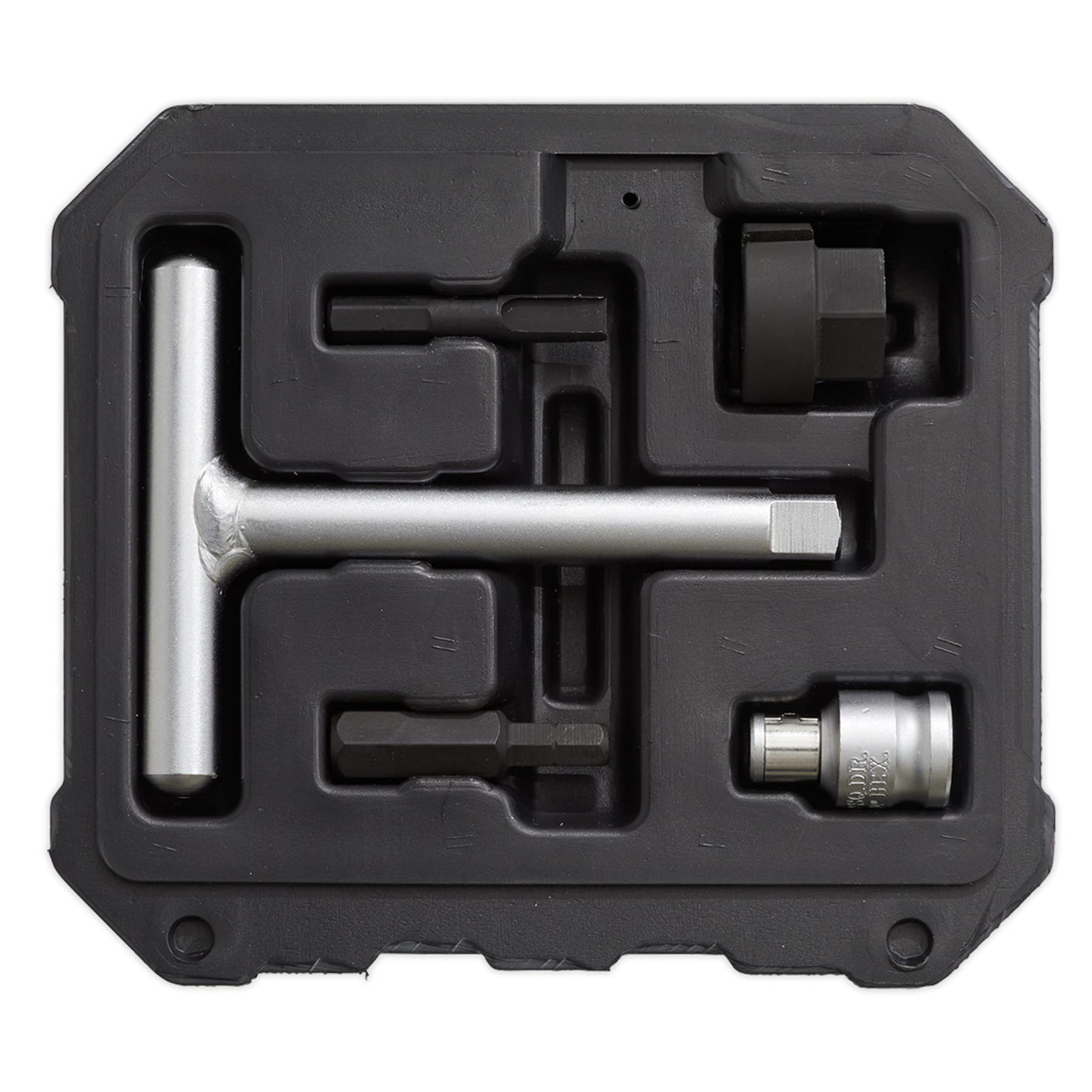 Sealey Plastic Oil Drain Plug Driver Kit 5pc