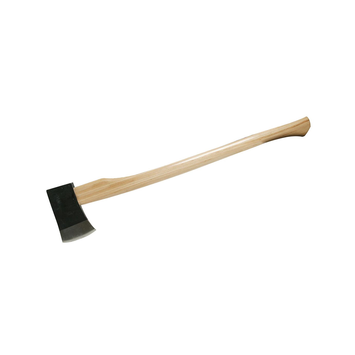 Hickory Felling Axe - 4.5Lb (2.04Kg) Forged Steel Powder-Coated Polished Head