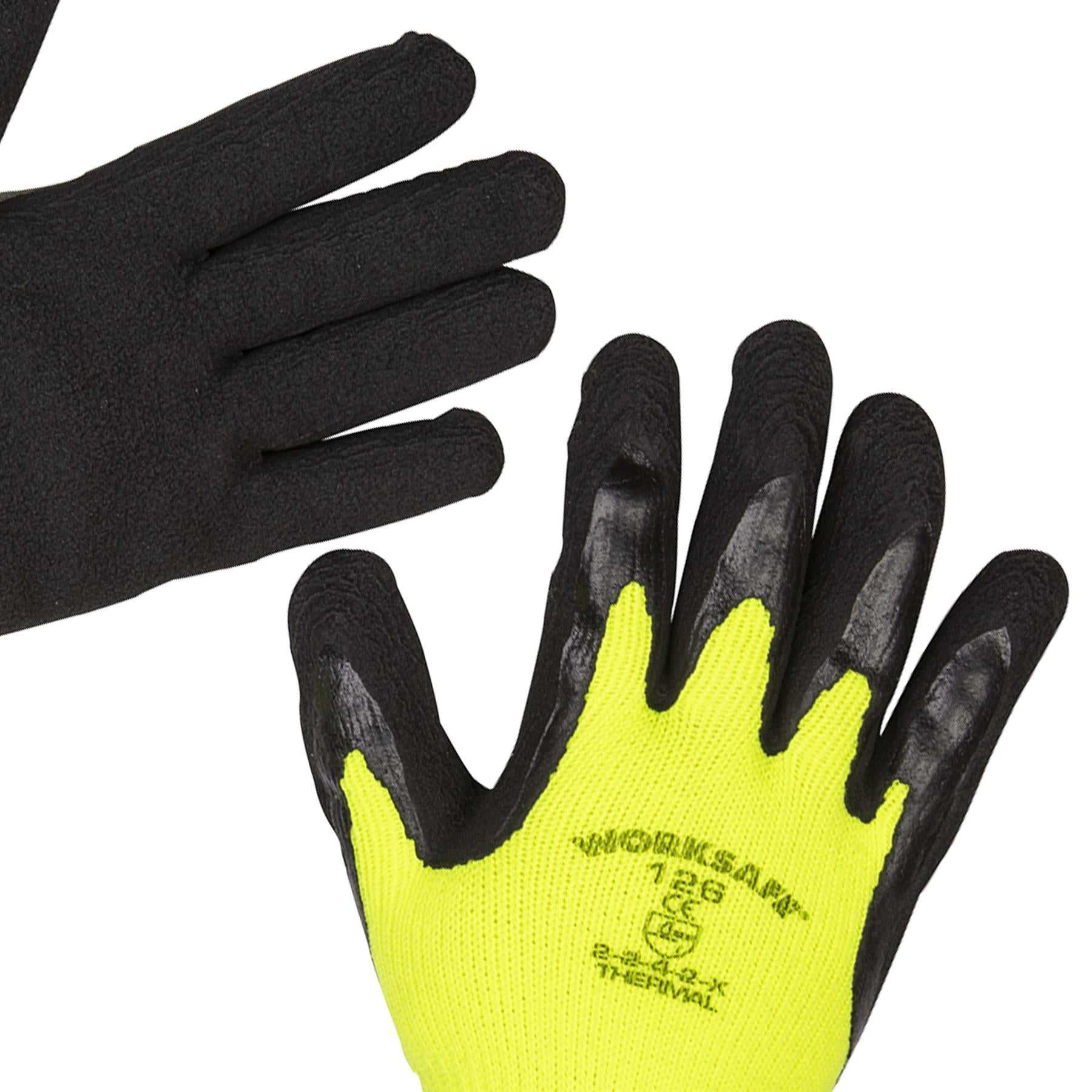 Sealey Thermal Super Grip Gloves - Pack of 6 Pairs