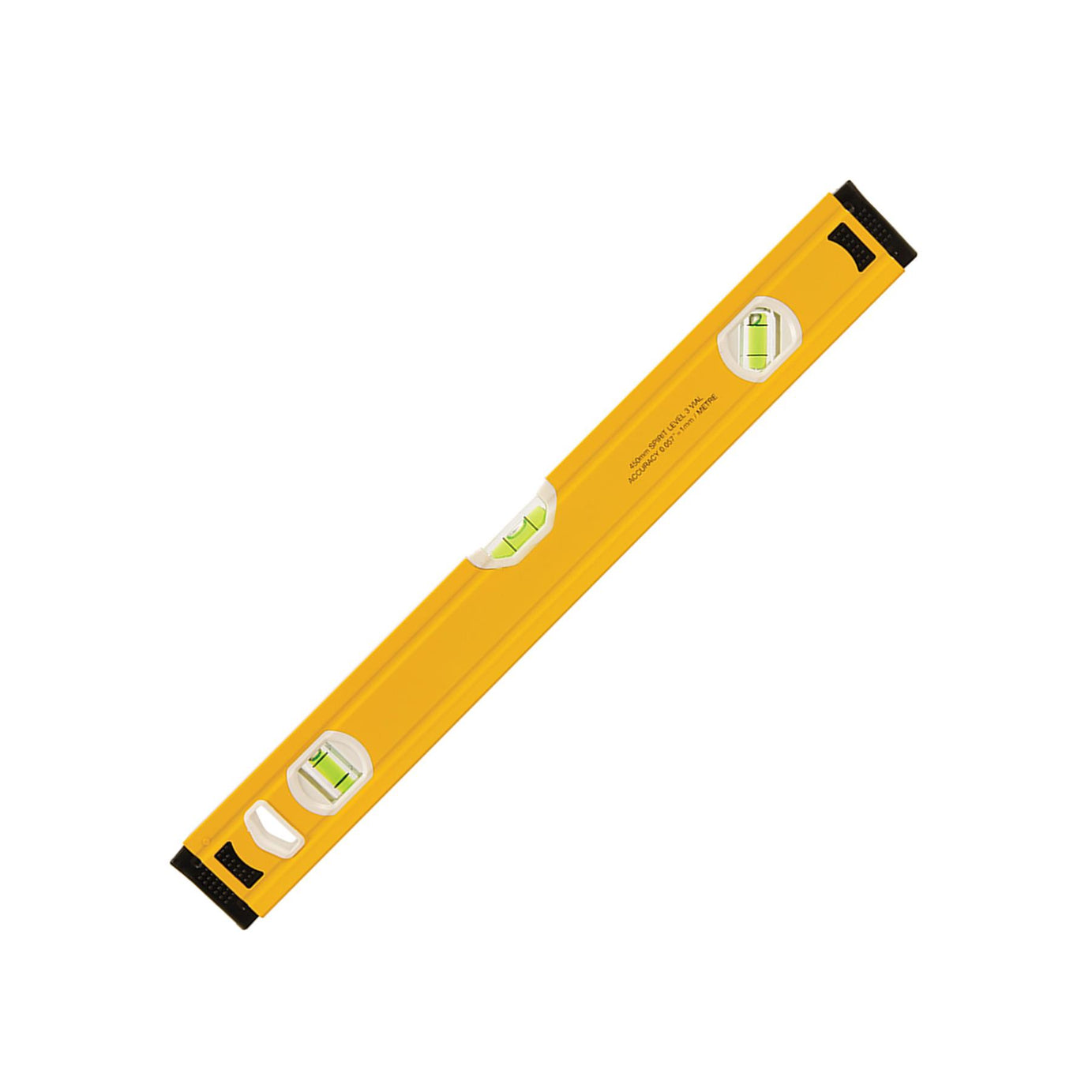 Spirit Level 450mm Measure Angles DIY ribbed sides for strength and accuracy