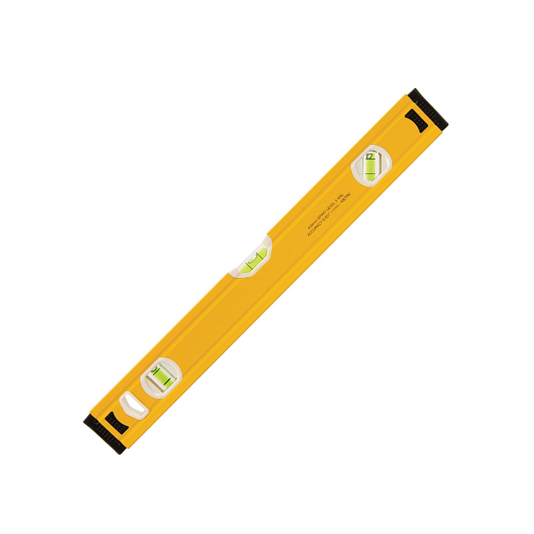 Spirit Level 450mm Measure Angles DIY ribbed sides for strength and accuracy