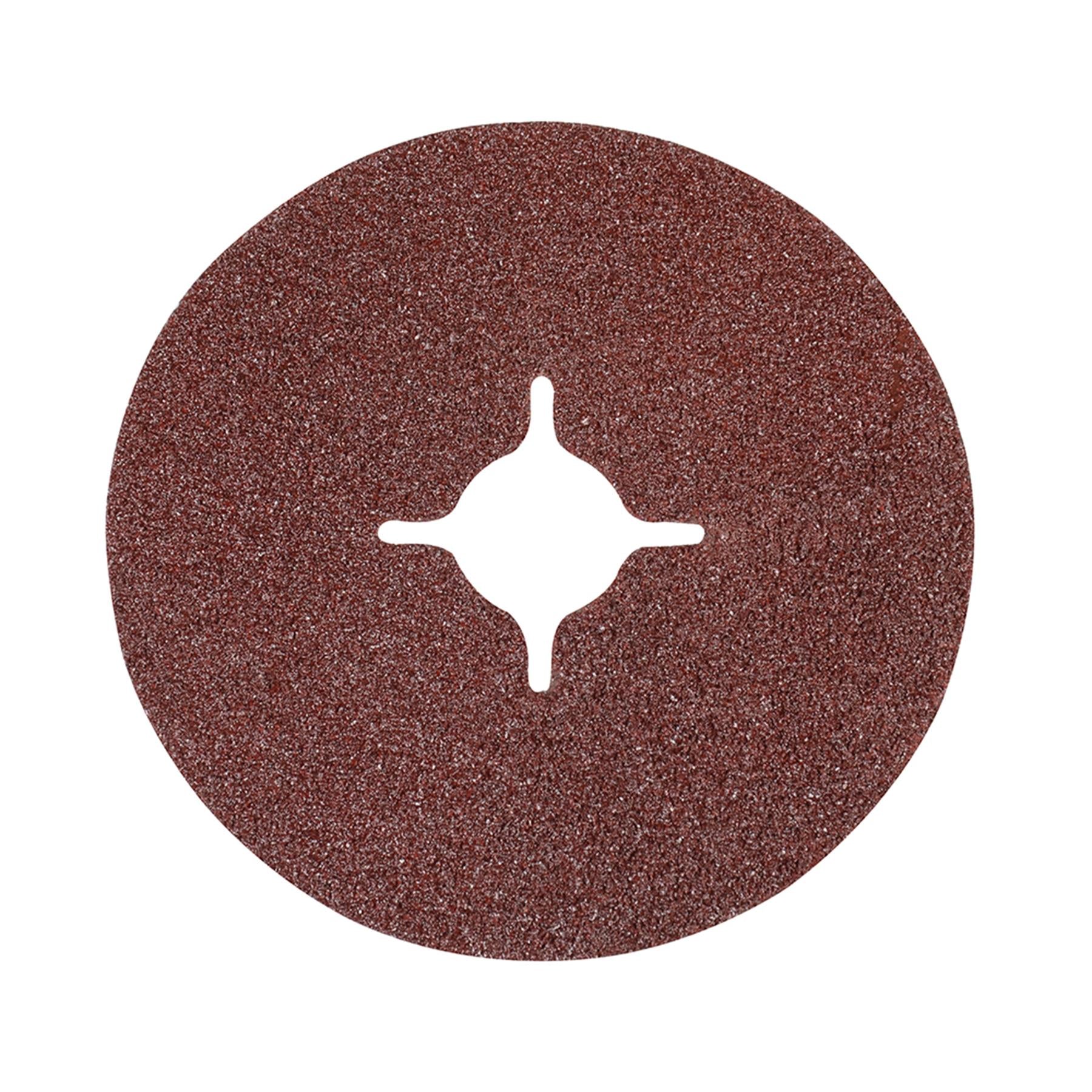 Fibre Sanding Sanding Discs 115 X 22.23mm Grit 36 10Pk Aluminium Oxide Resin
